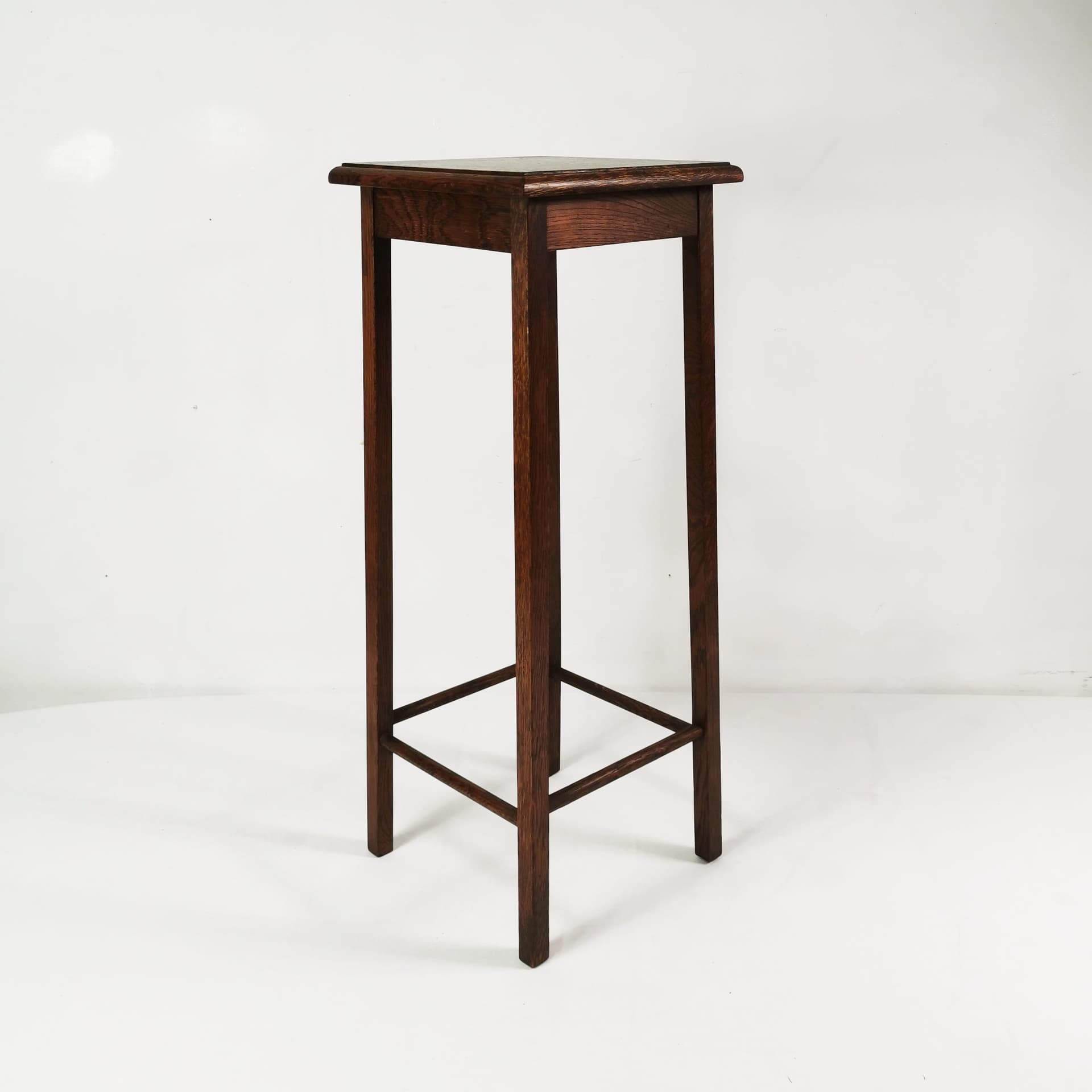 Plant Stand Art Deco, brown oak, Denmark, 1930s. - 345091