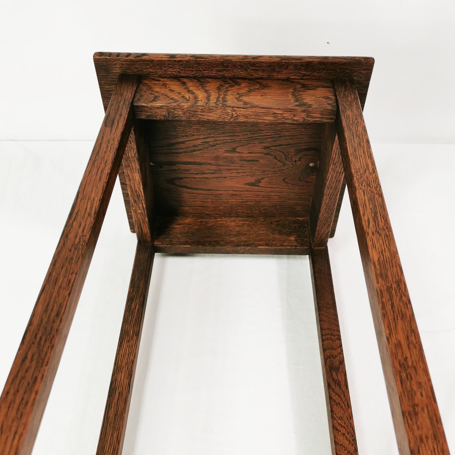 Plant Stand Art Deco, brown oak, Denmark, 1930s. - 345101