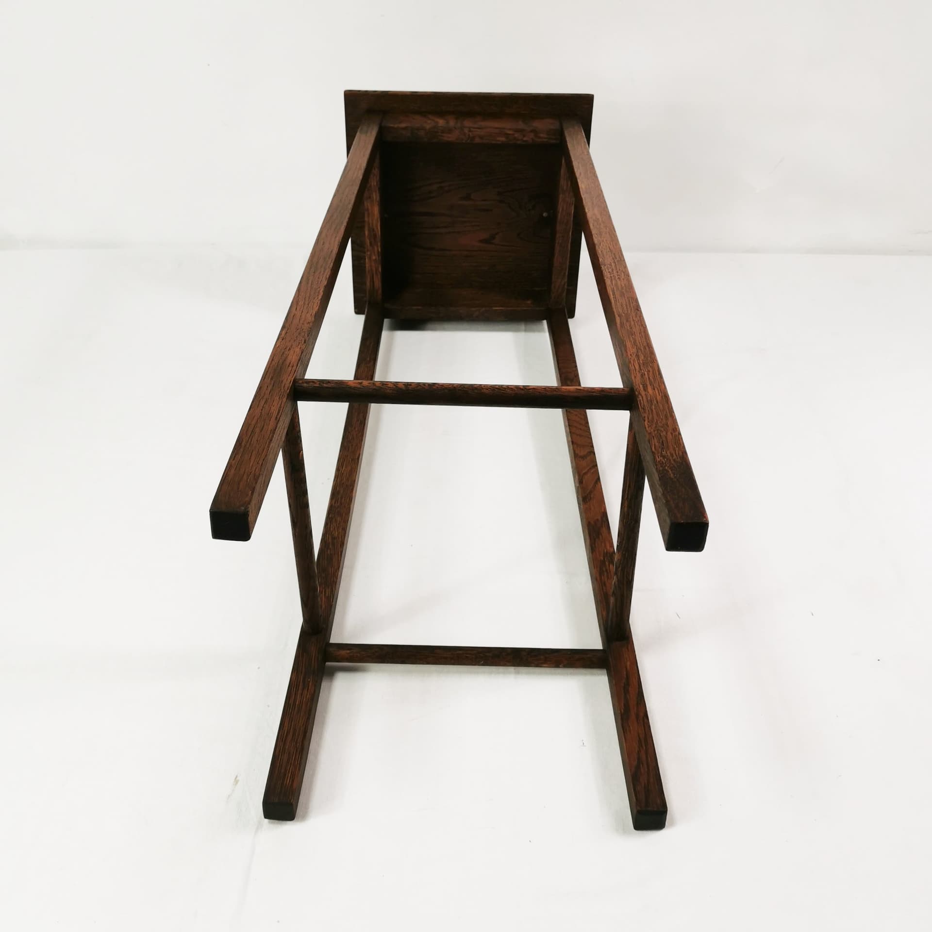 Plant Stand Art Deco, brown oak, Denmark, 1930s. - 345095