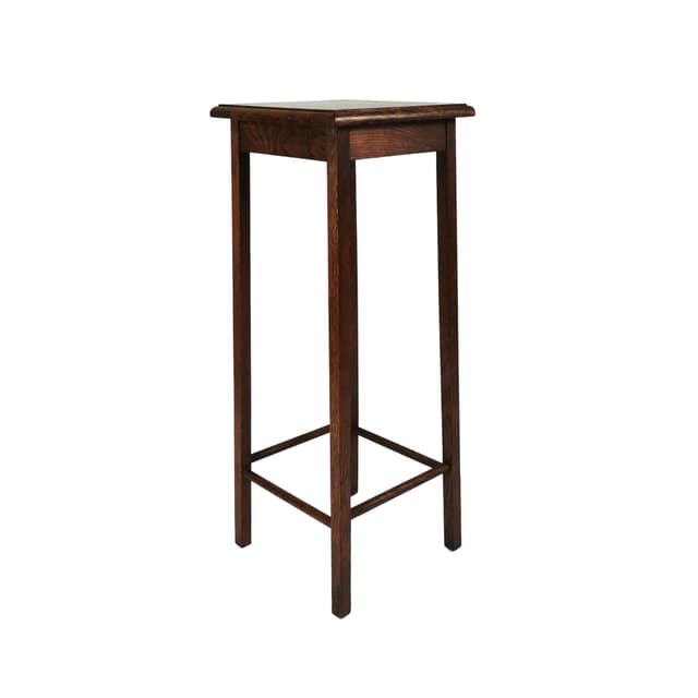 Plant Stand Art Deco, brown oak, Denmark, 1930s. - DIMENSION