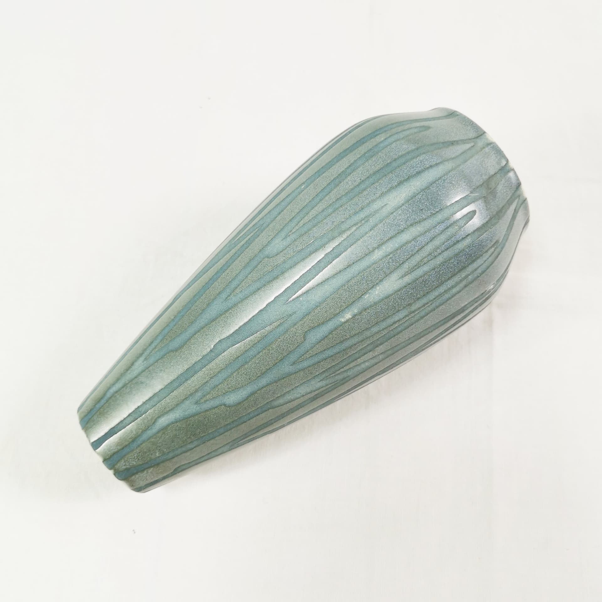 Vase Mid Century, green ceramic, Germany, 1960s. - 345116