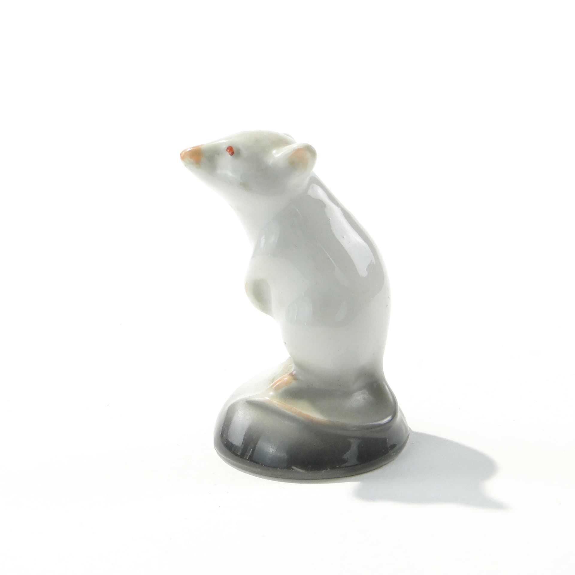 Mouse figurine, white porcelain, 1920s - 345158