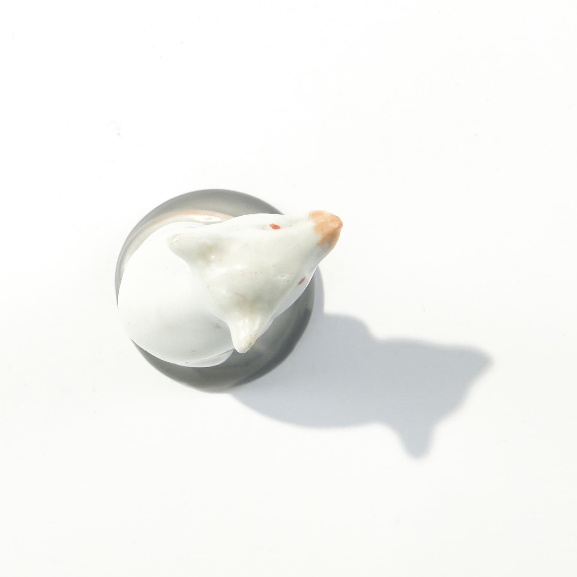 Mouse figurine, white porcelain, 1920s - 345154