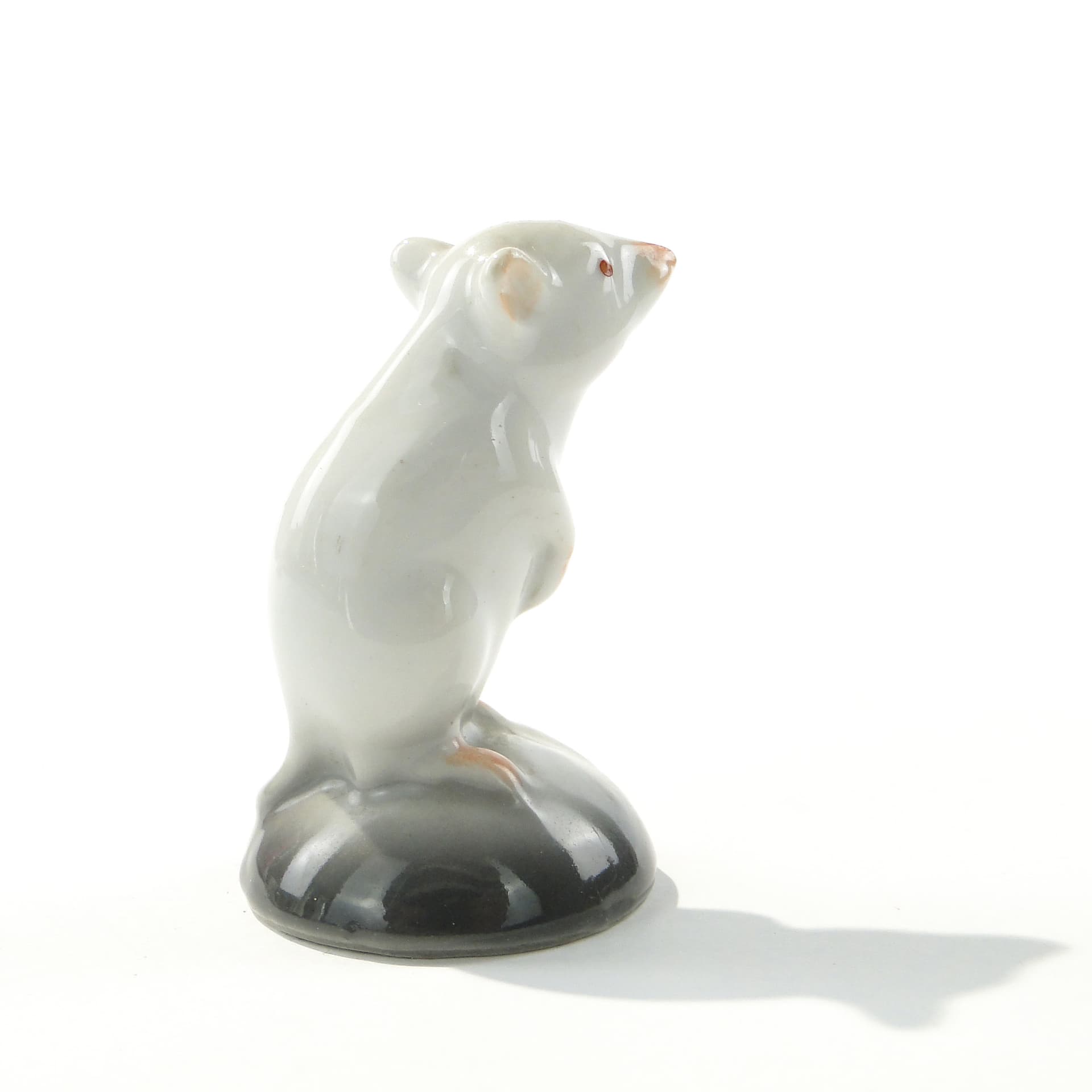 Mouse figurine, white porcelain, 1920s - 345155