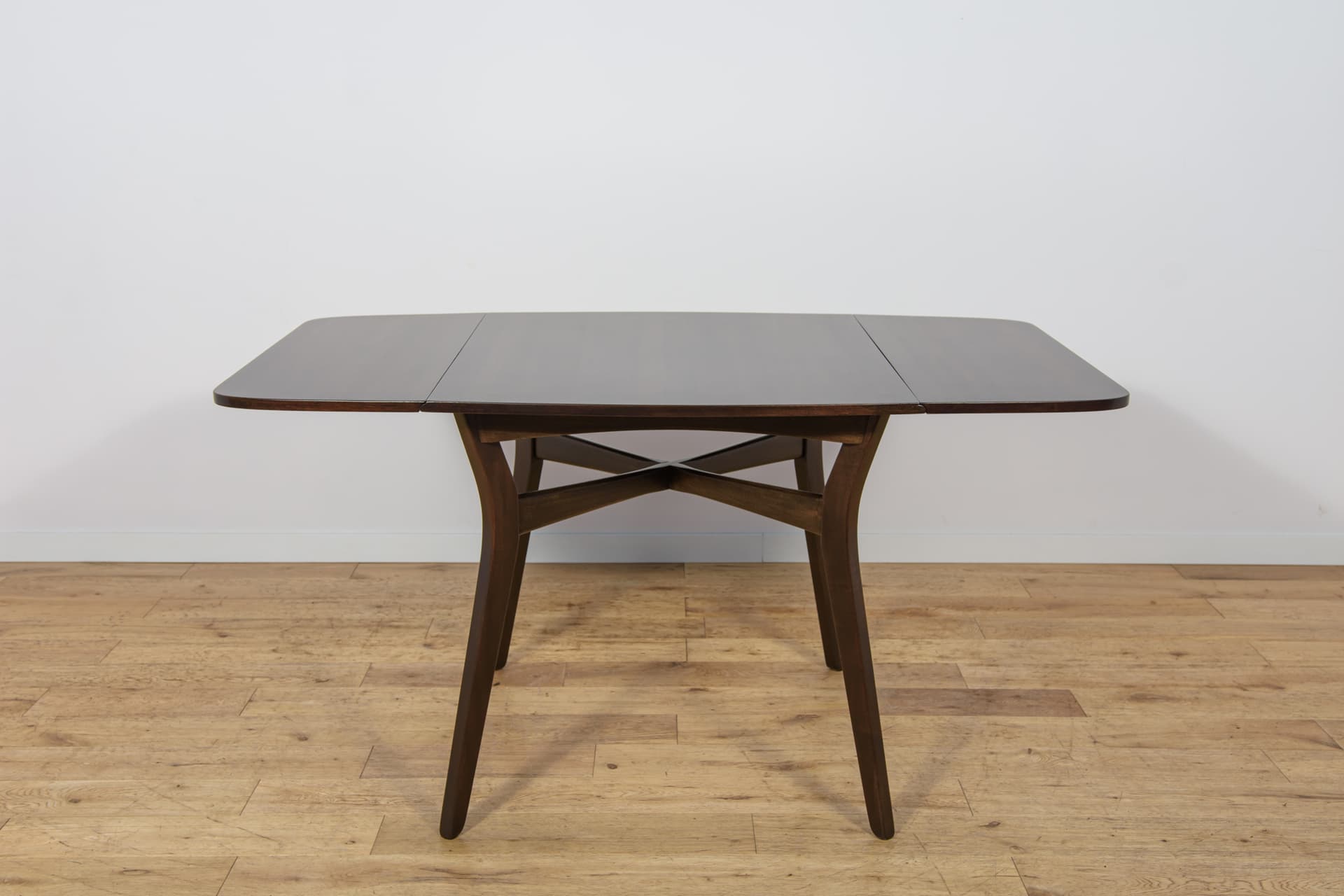 Extendable Table Butterfly, brown teak, brown beech, G-Plan, United Kingdom, 1950s - 345239