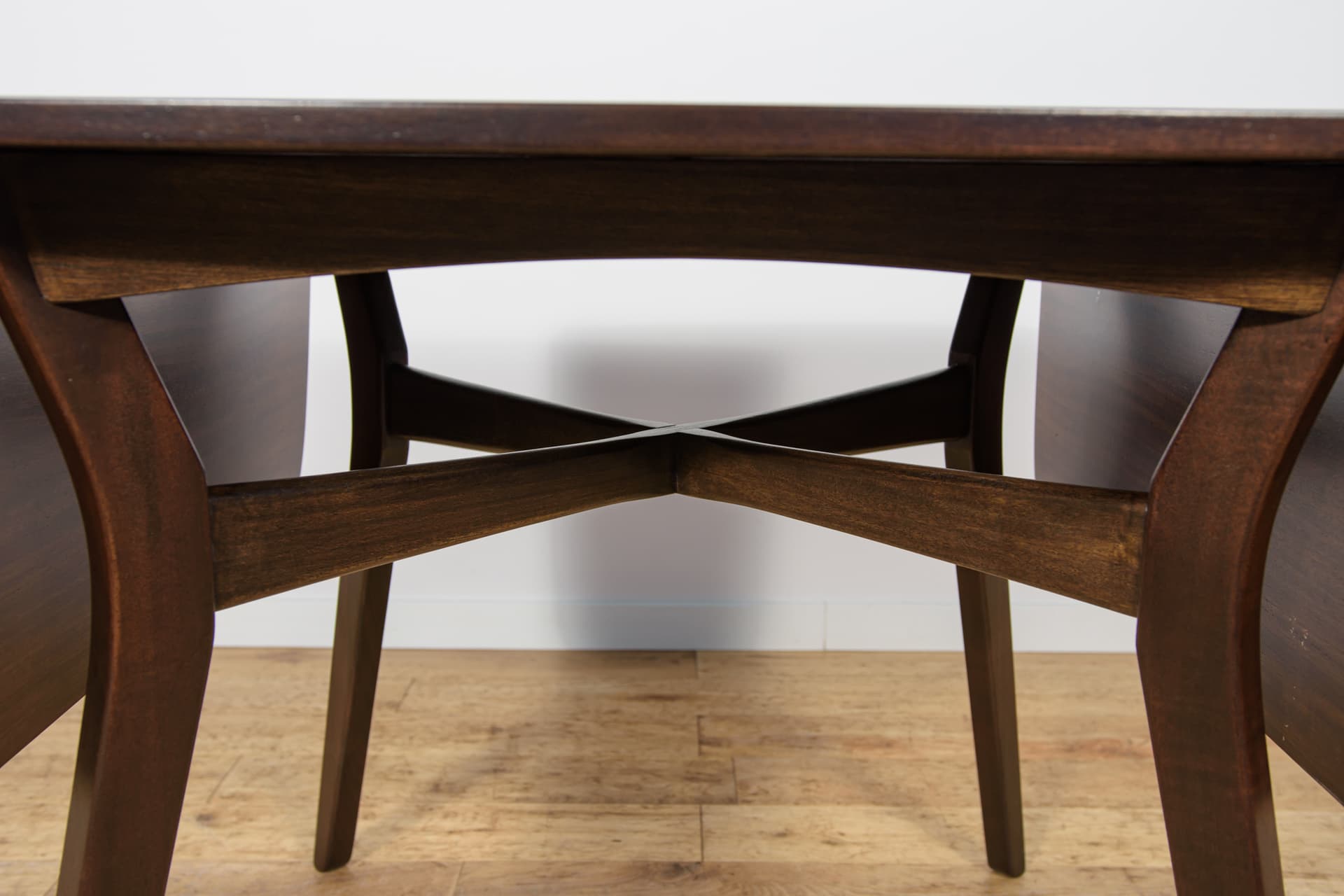 Extendable Table Butterfly, brown teak, brown beech, G-Plan, United Kingdom, 1950s - 345242
