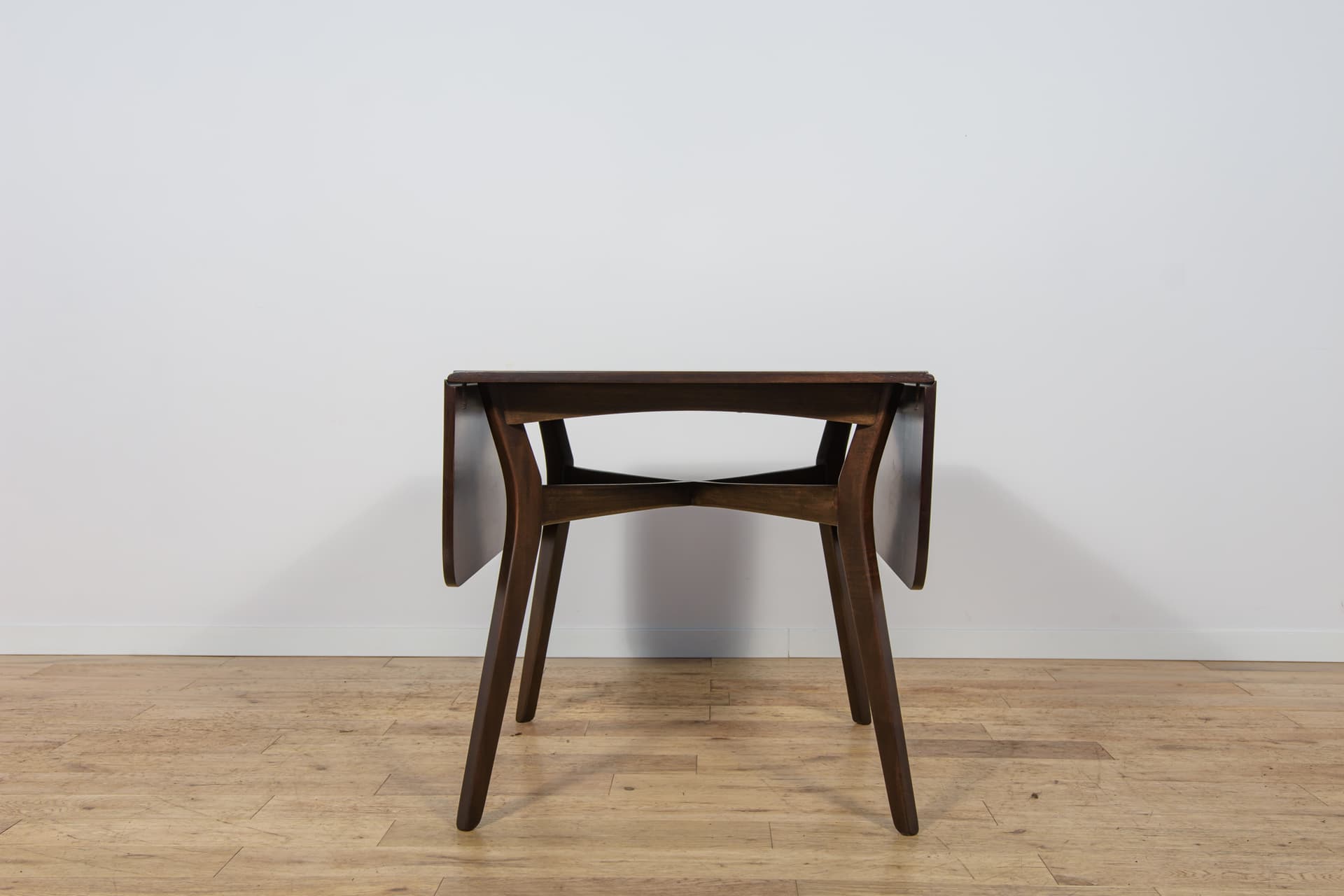 Extendable Table Butterfly, brown teak, brown beech, G-Plan, United Kingdom, 1950s - 345235