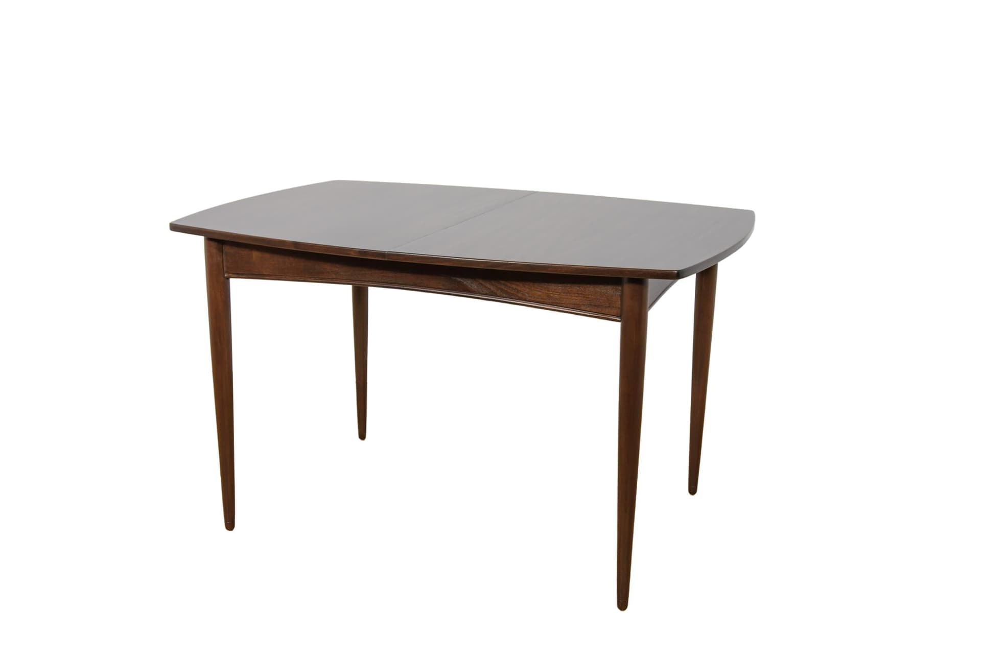 Extendable Table, mahogany brown, mahogany, White & Newton, United Kingdom, 1960s.