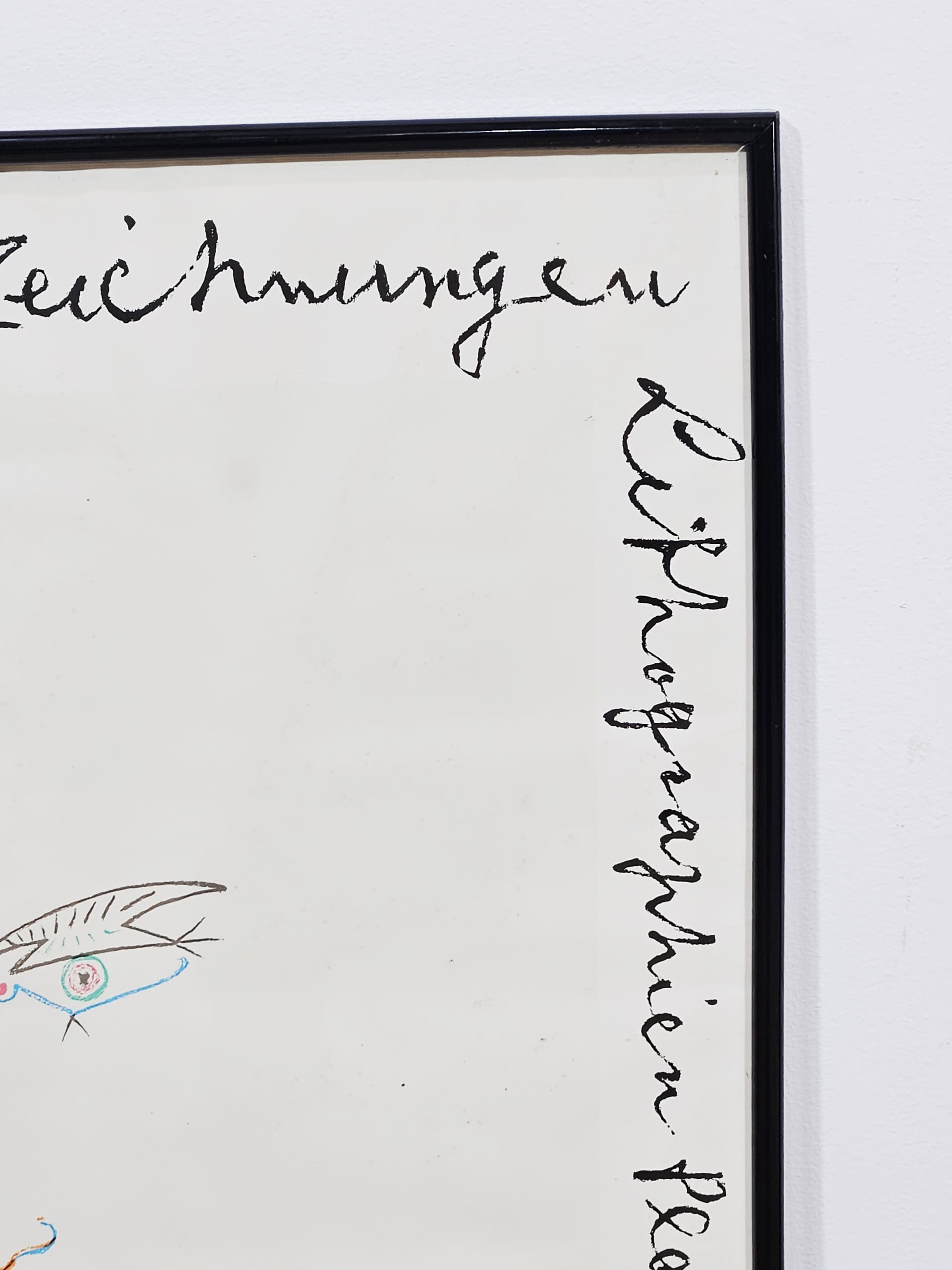 Exhibition poster Jean Cocteau – Drawings, Lithographs, Posters, Books 81.5cm x 61.5cm, by J. Cocteau - 345371