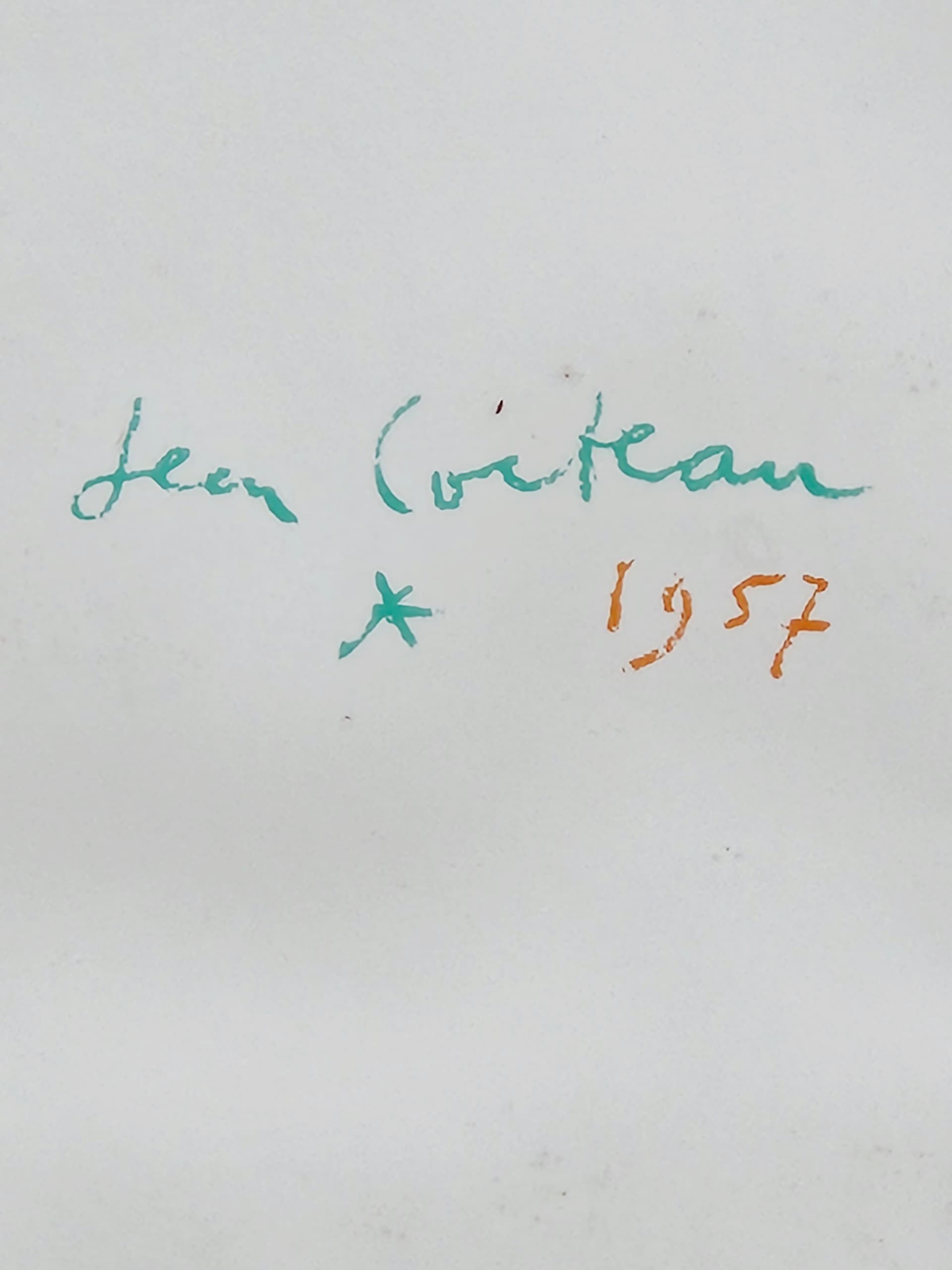 Exhibition poster Jean Cocteau – Drawings, Lithographs, Posters, Books 81.5cm x 61.5cm, by J. Cocteau - 345364