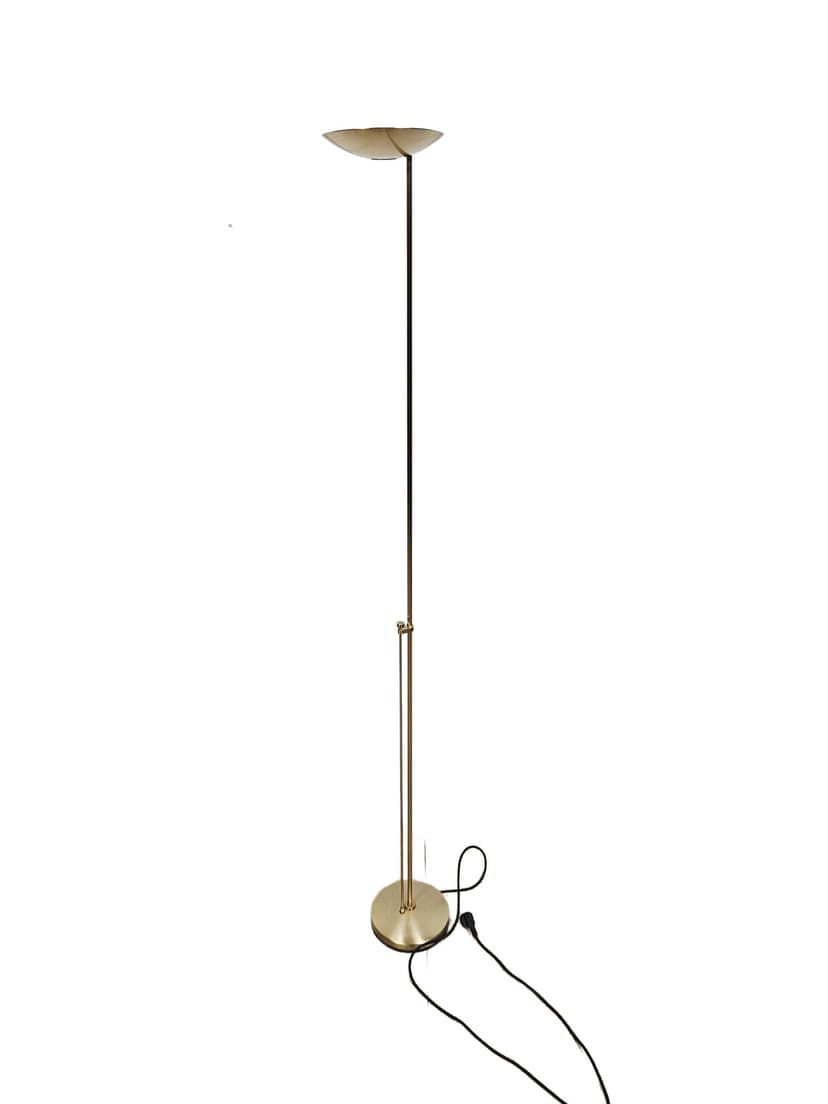 Floor lamp P-1129, brass gold, by L. Marelli, Estiluz