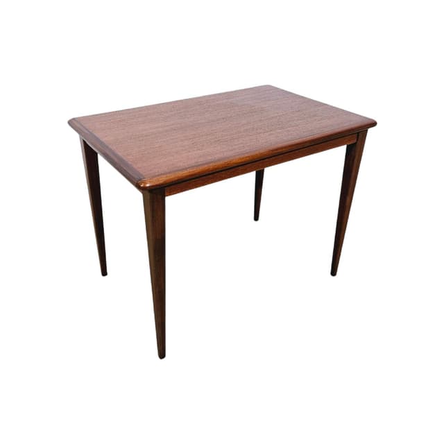 Side table, Danish vintage, teak, brown - DIMENSION
