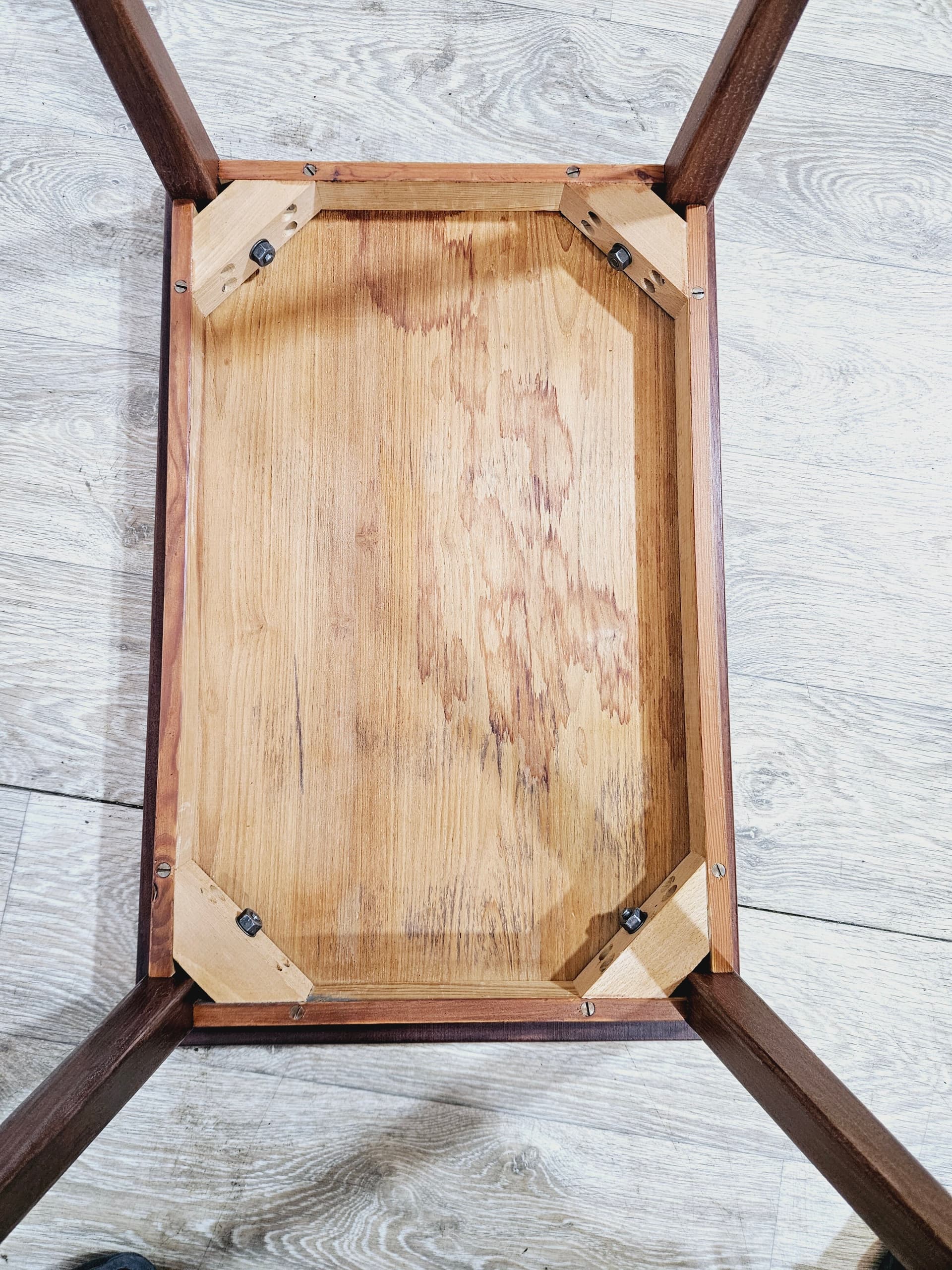 Side table, Danish vintage, teak, brown - 345452