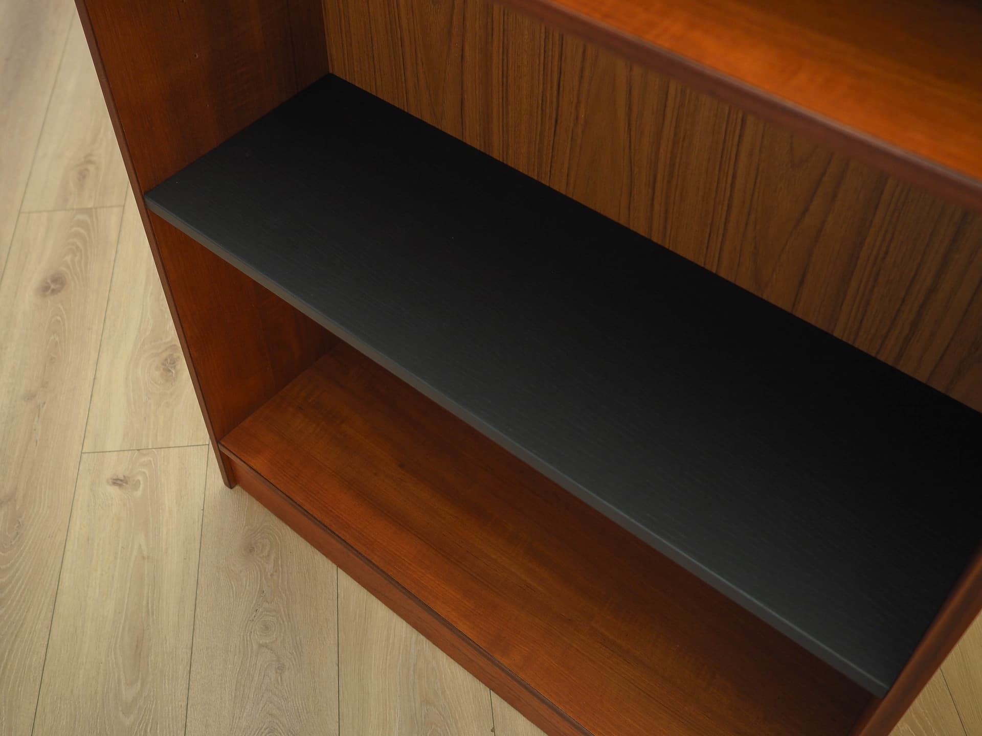 Bookcase, brown teak, Denmark, 1970s. - 345512