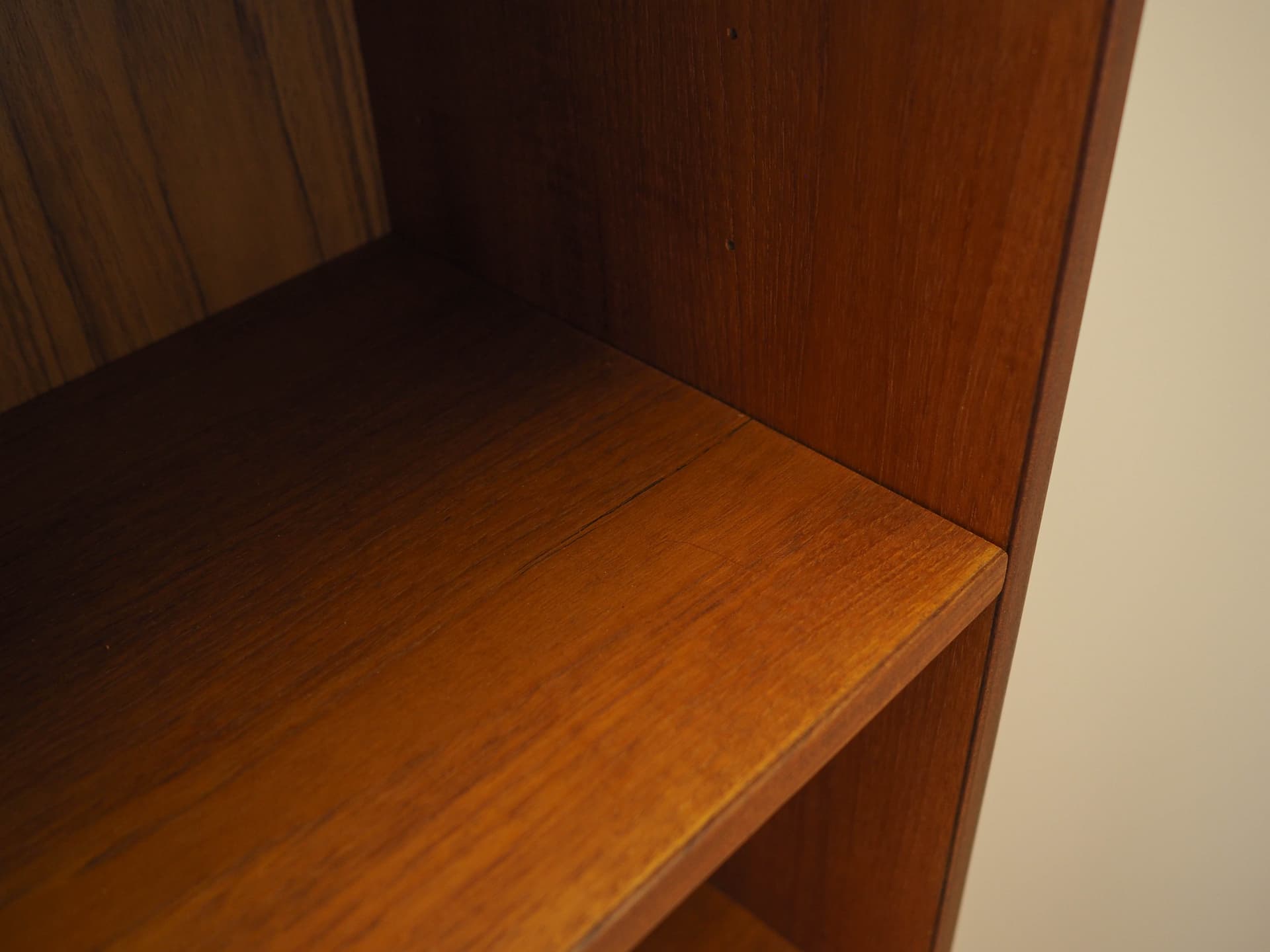 Bookcase, brown teak, Denmark, 1970s. - 345513