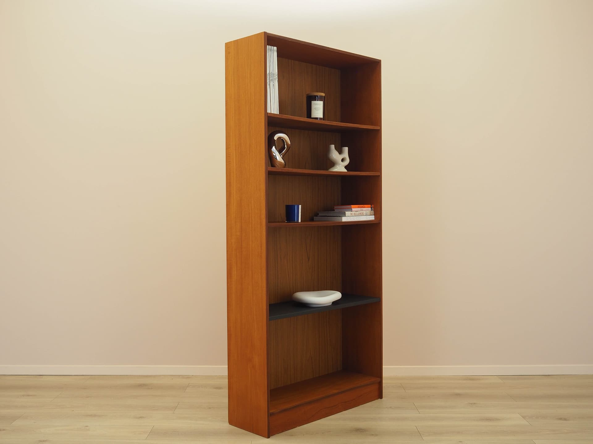 Bookcase, brown teak, Denmark, 1970s. - 345506