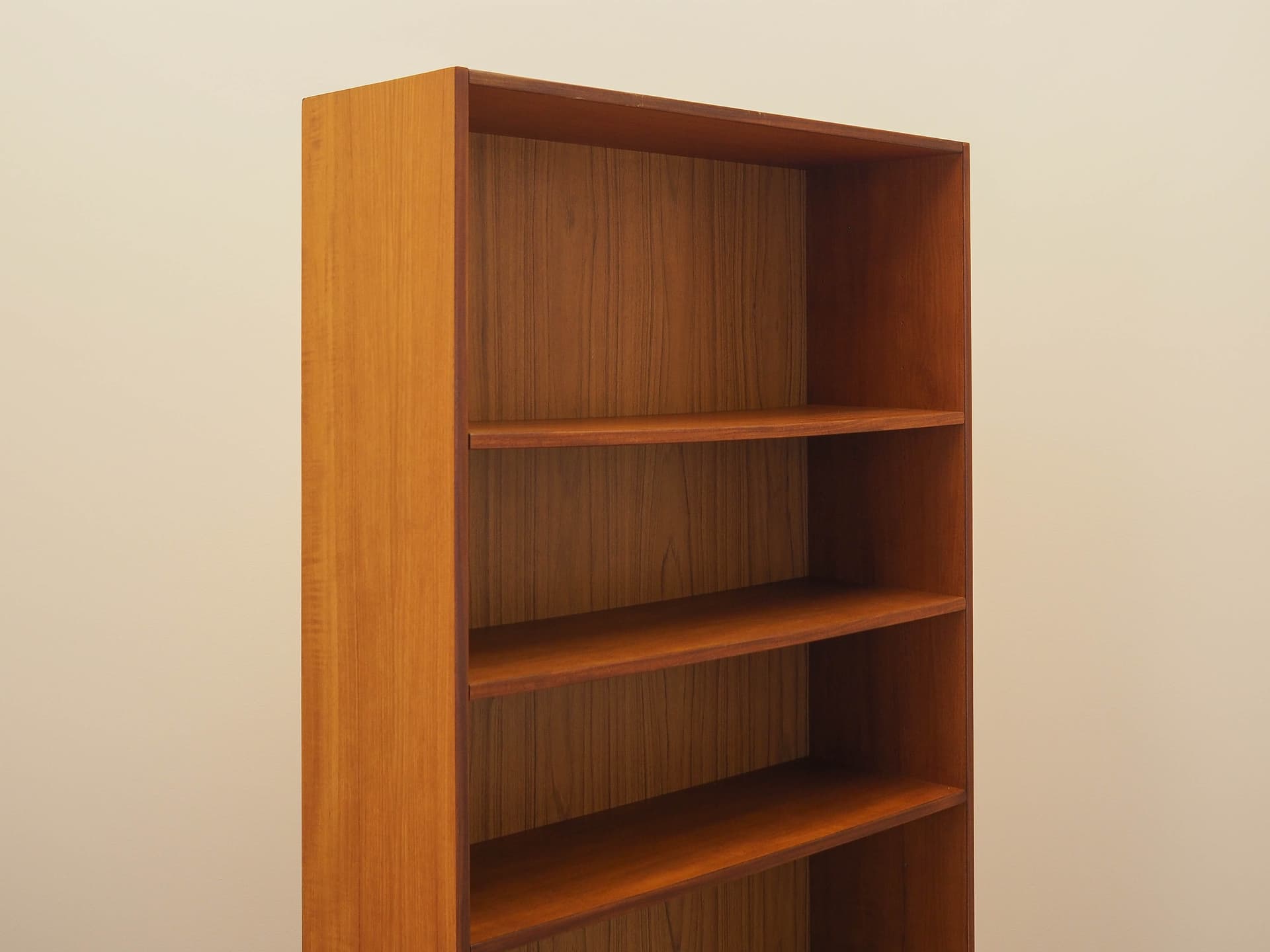 Bookcase, brown teak, Denmark, 1970s. - 345507