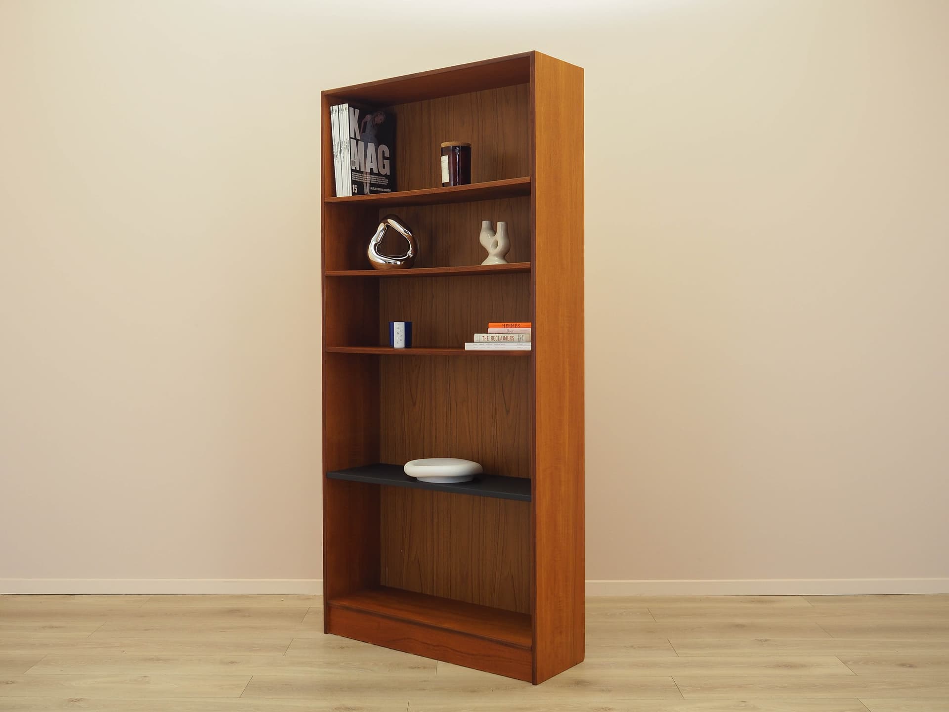 Bookcase, brown teak, Denmark, 1970s. - 345505