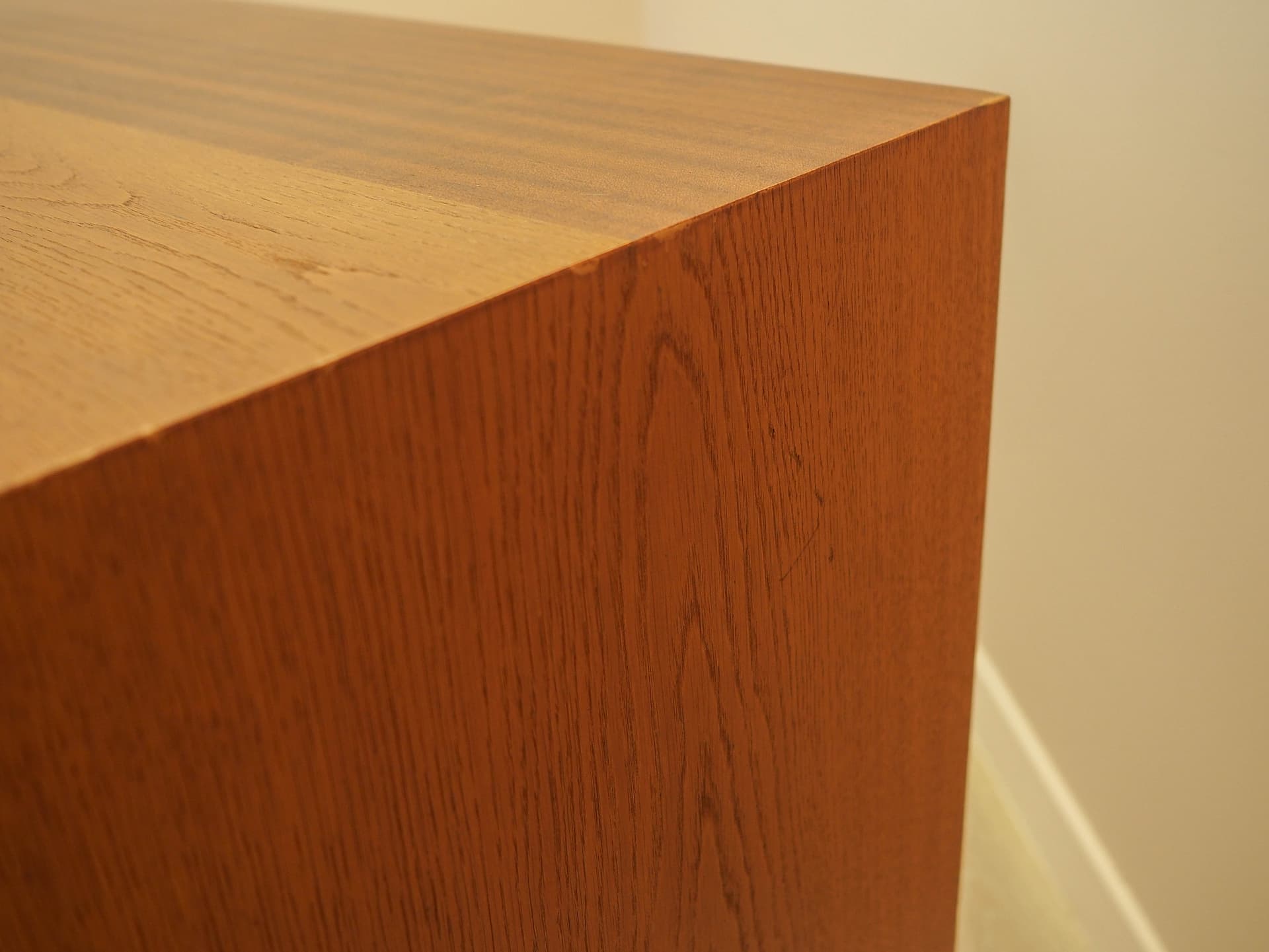 Sideboard, brown ash, Denmark, 1960s. - 345555
