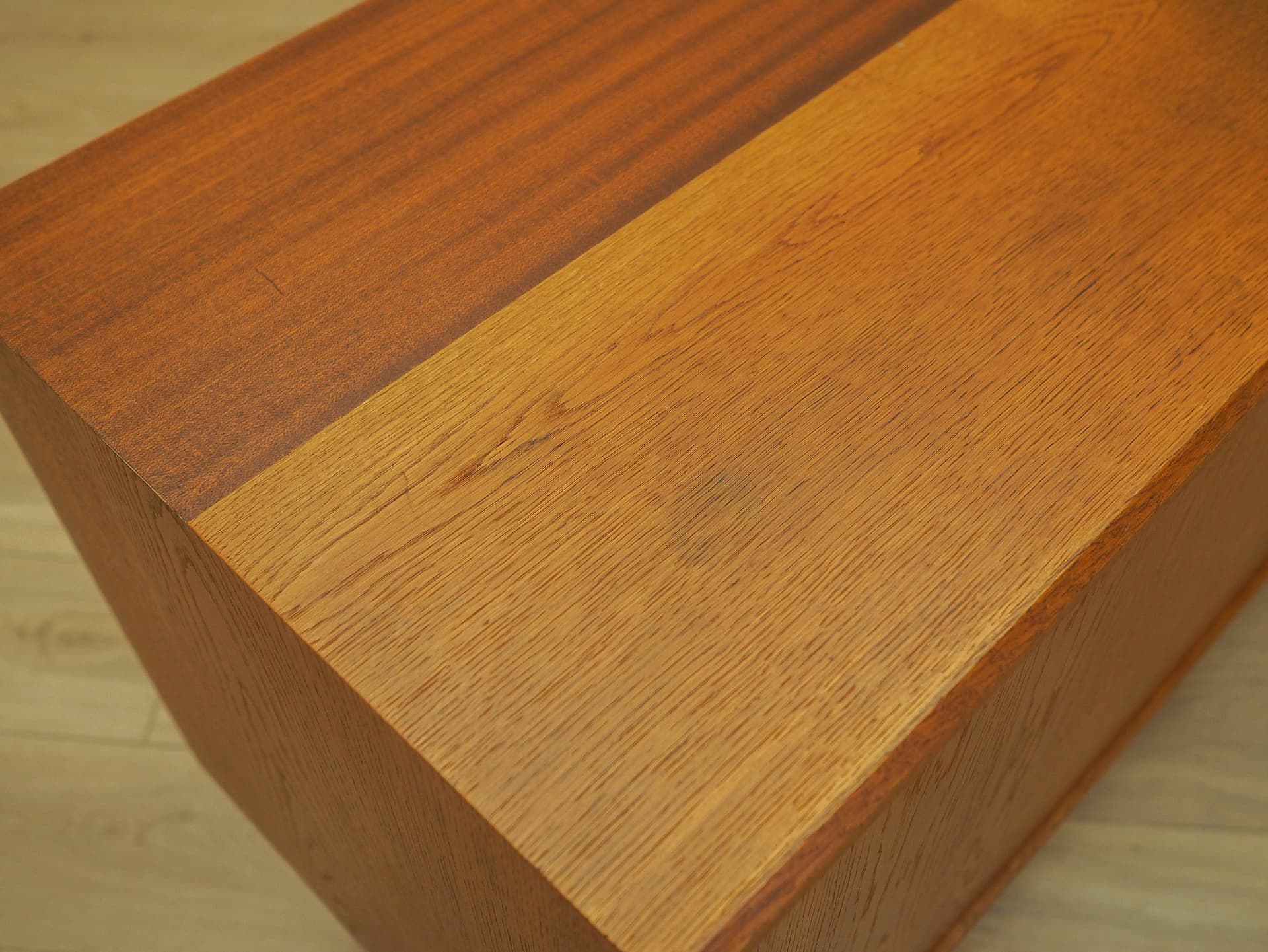 Sideboard, brown ash, Denmark, 1960s. - 345549