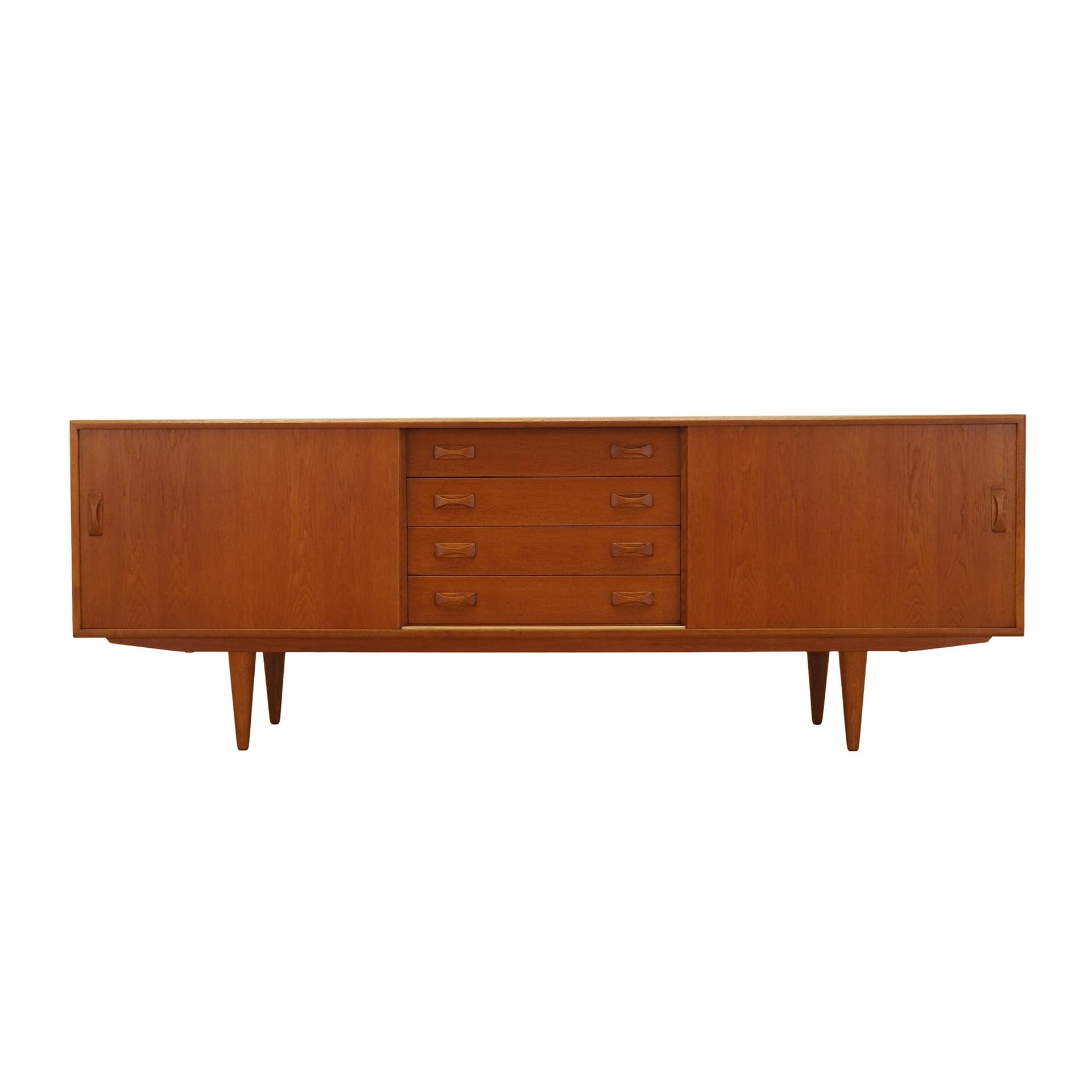 Sideboard, brown ash, Denmark, 1960s.