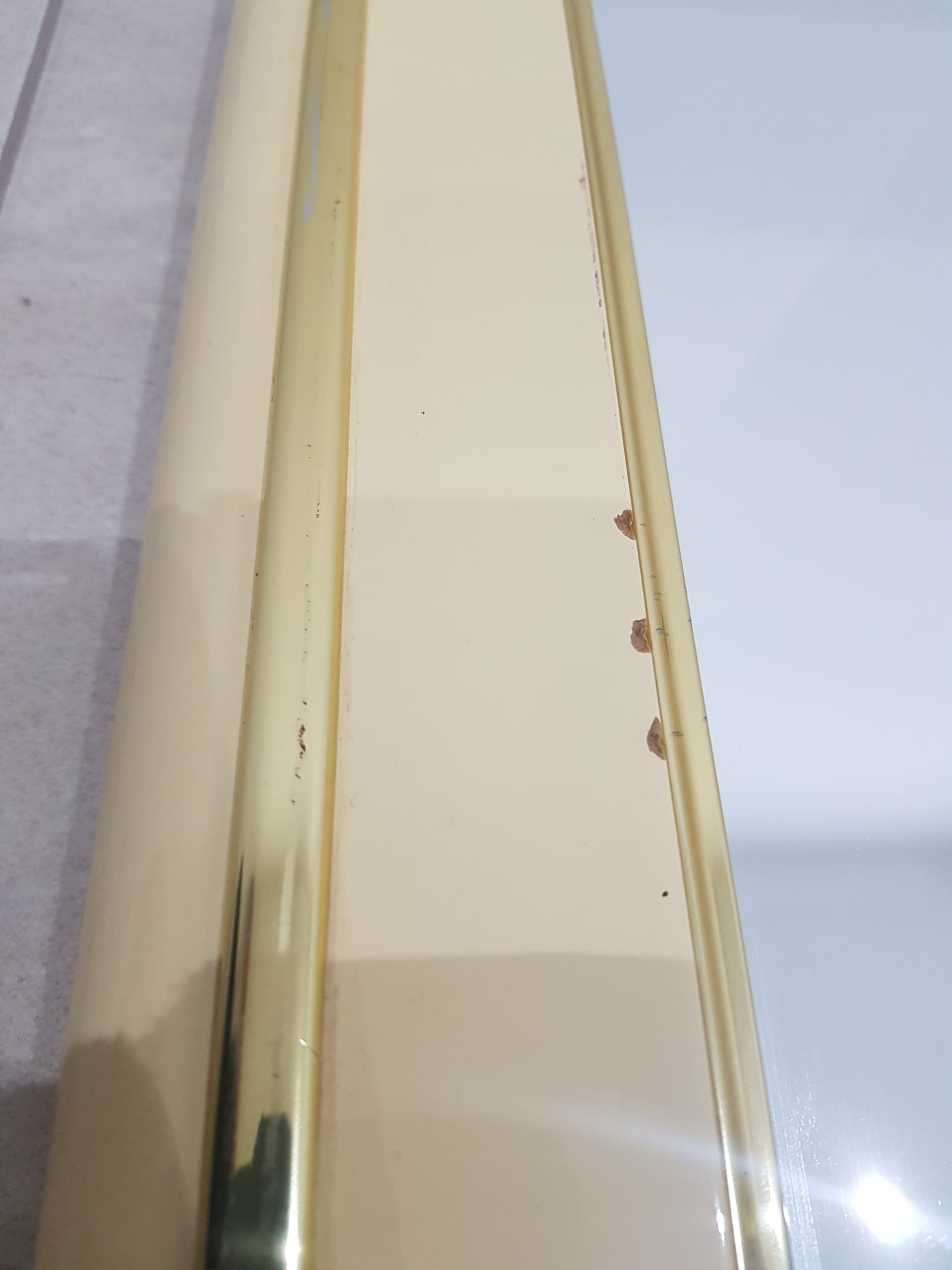 Rectangular mirror Mariner, ecru, wood, Spain, 1960s - 345728