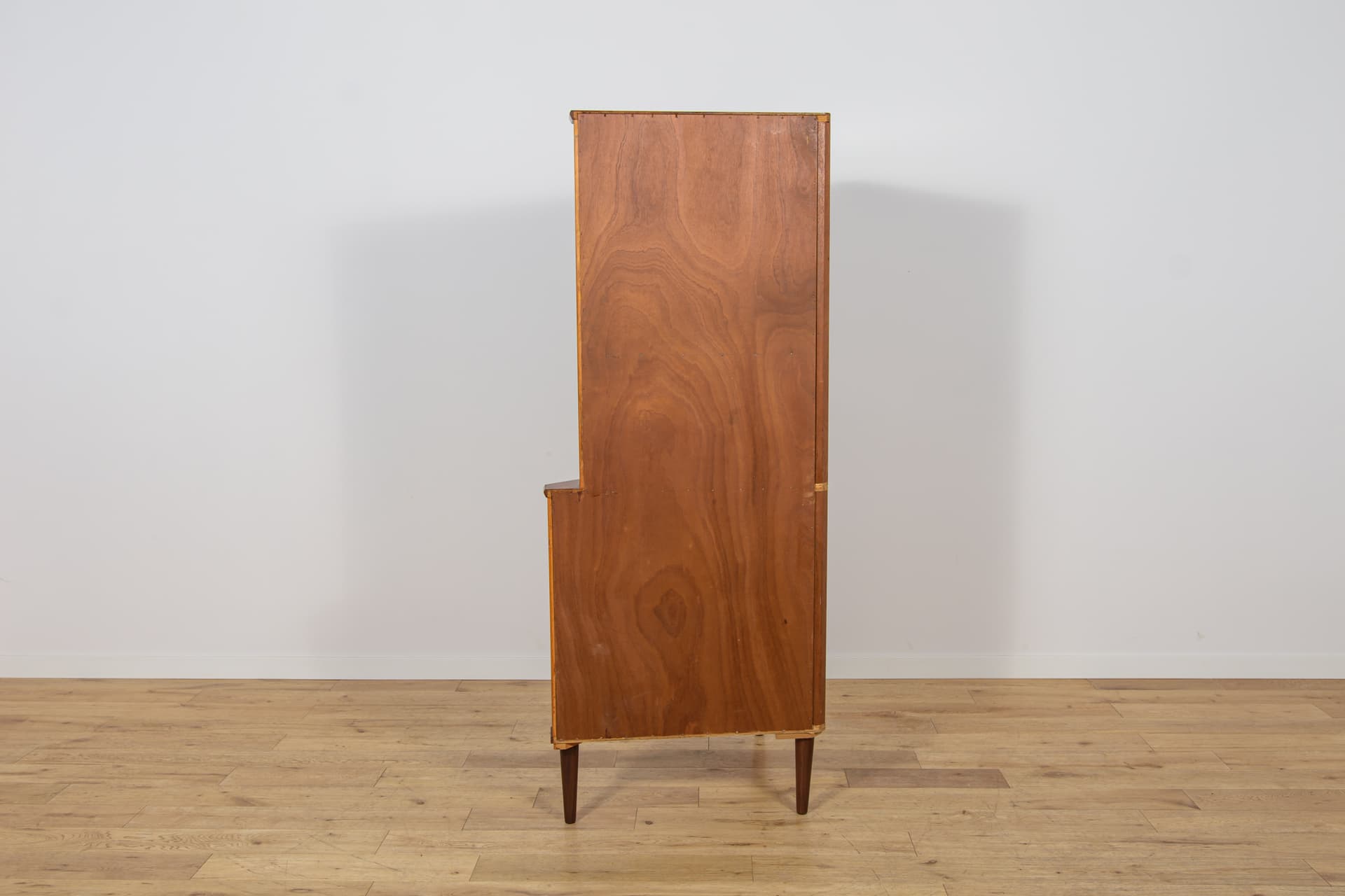 Corner cabinet, brown teak, Denmark, 1960s. - 345948