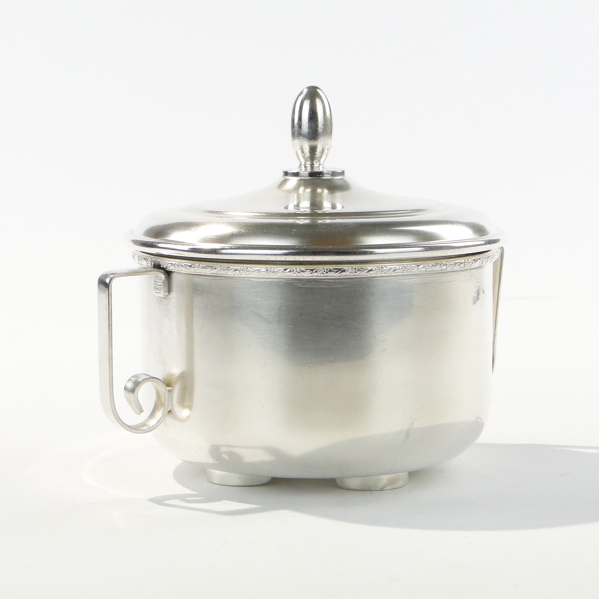 Sugar bowl, silver, metal, Poland, 1960s - 345976