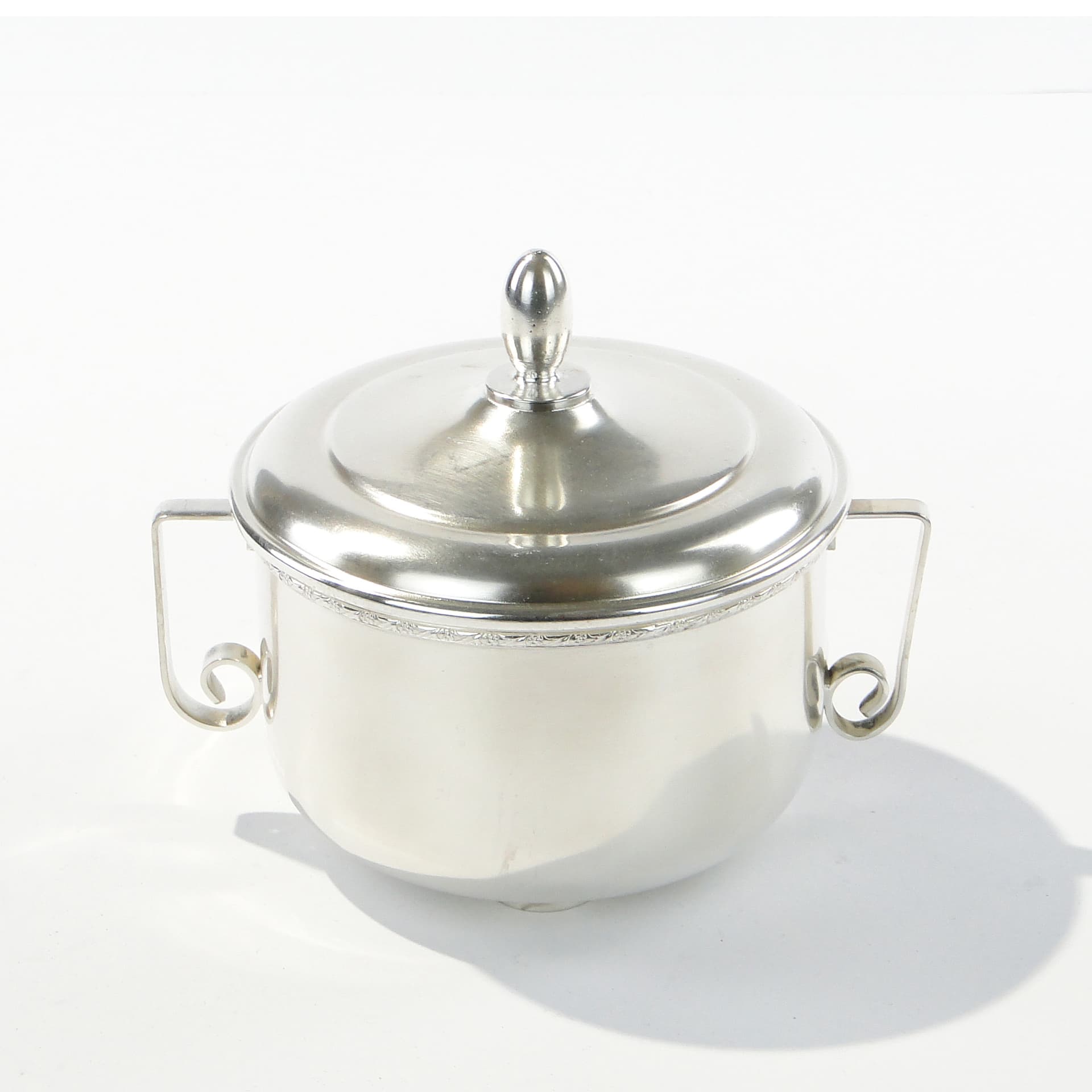 Sugar bowl, silver, metal, Poland, 1960s - 345974