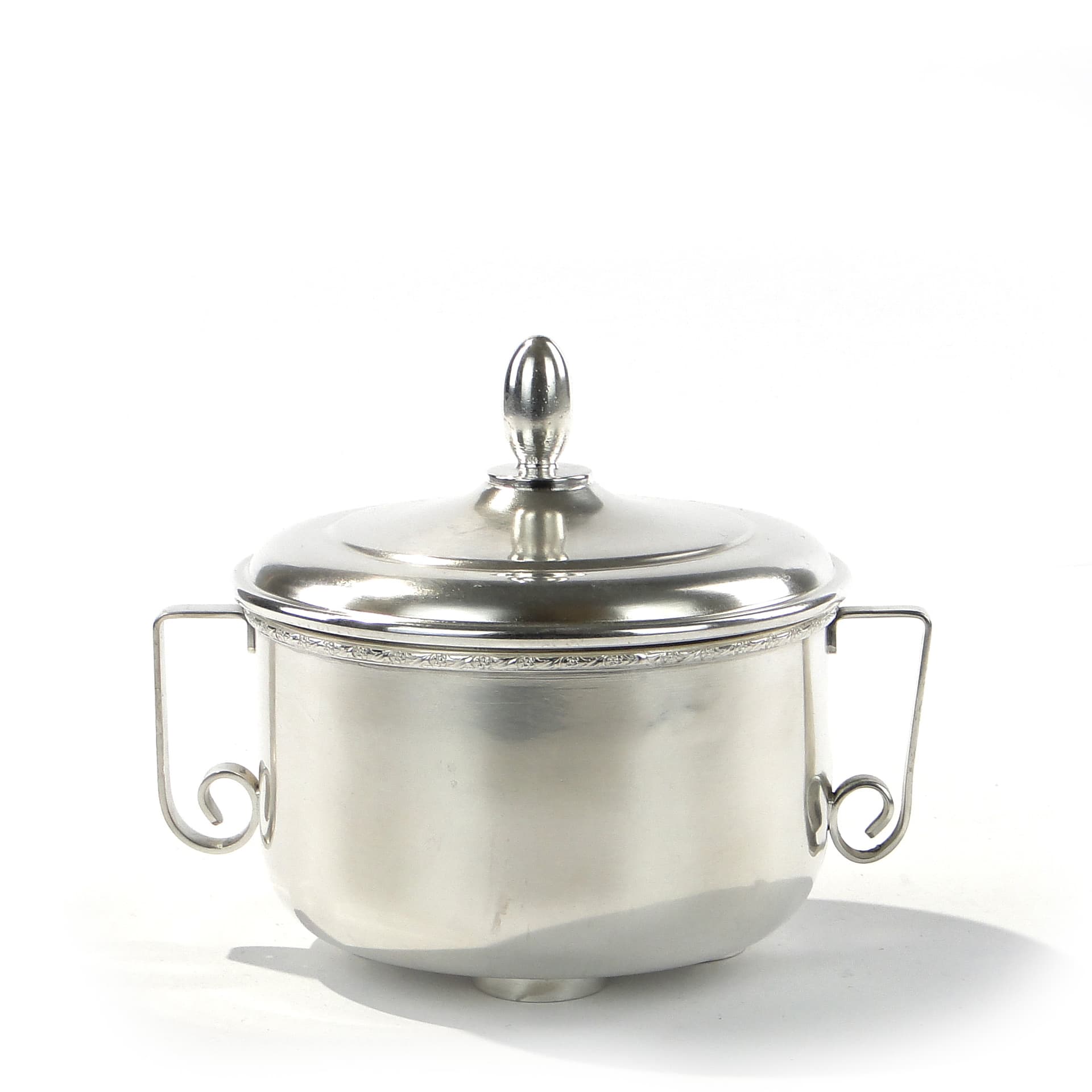 Sugar bowl, silver, metal, Poland, 1960s - 345973