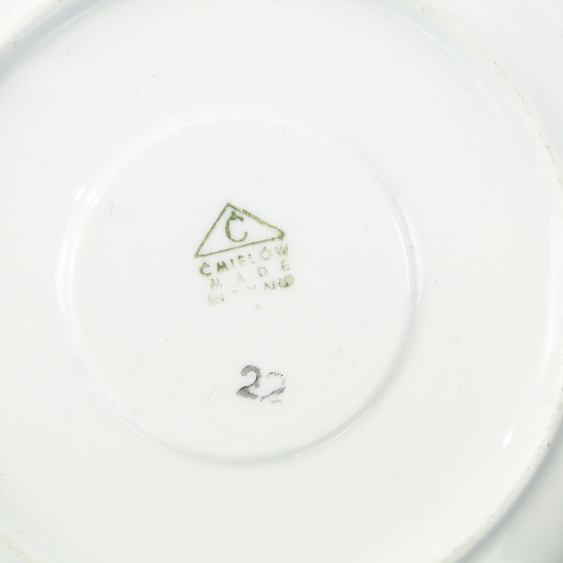 Cup Ada, white black gold porcelain, by W. Potacki, Ćmielów, Poland, 1960s - 346002