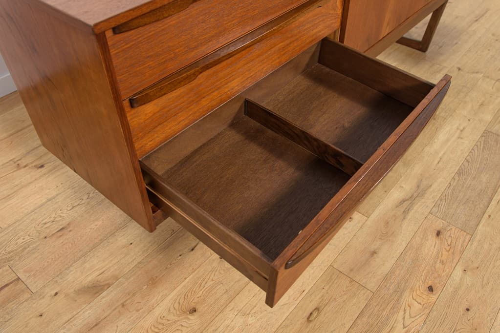 Sideboard, brown teak, Younger Ltd., United Kingdom, 1960s. - 346088