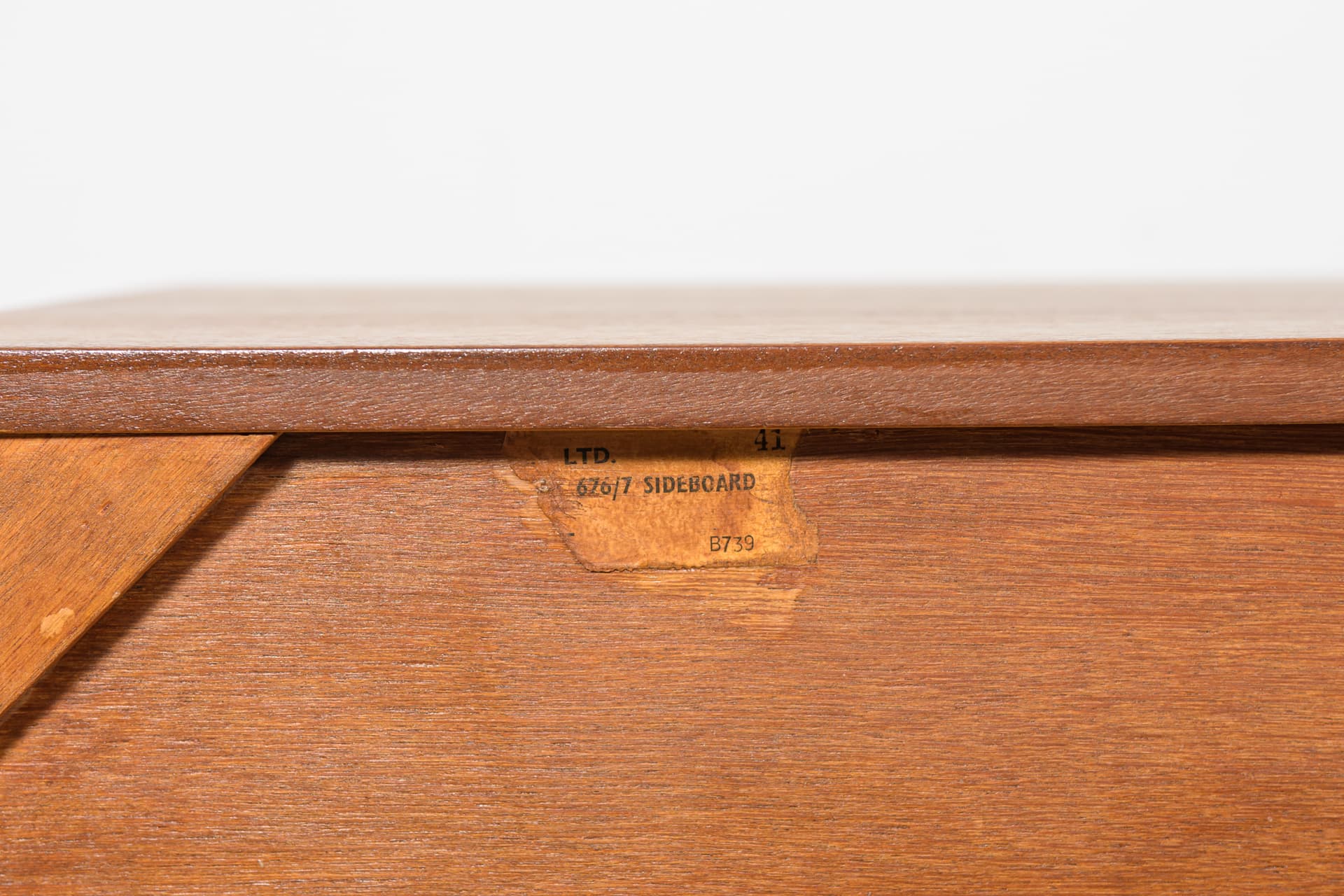Sideboard, brown teak, Younger Ltd., United Kingdom, 1960s. - 346094