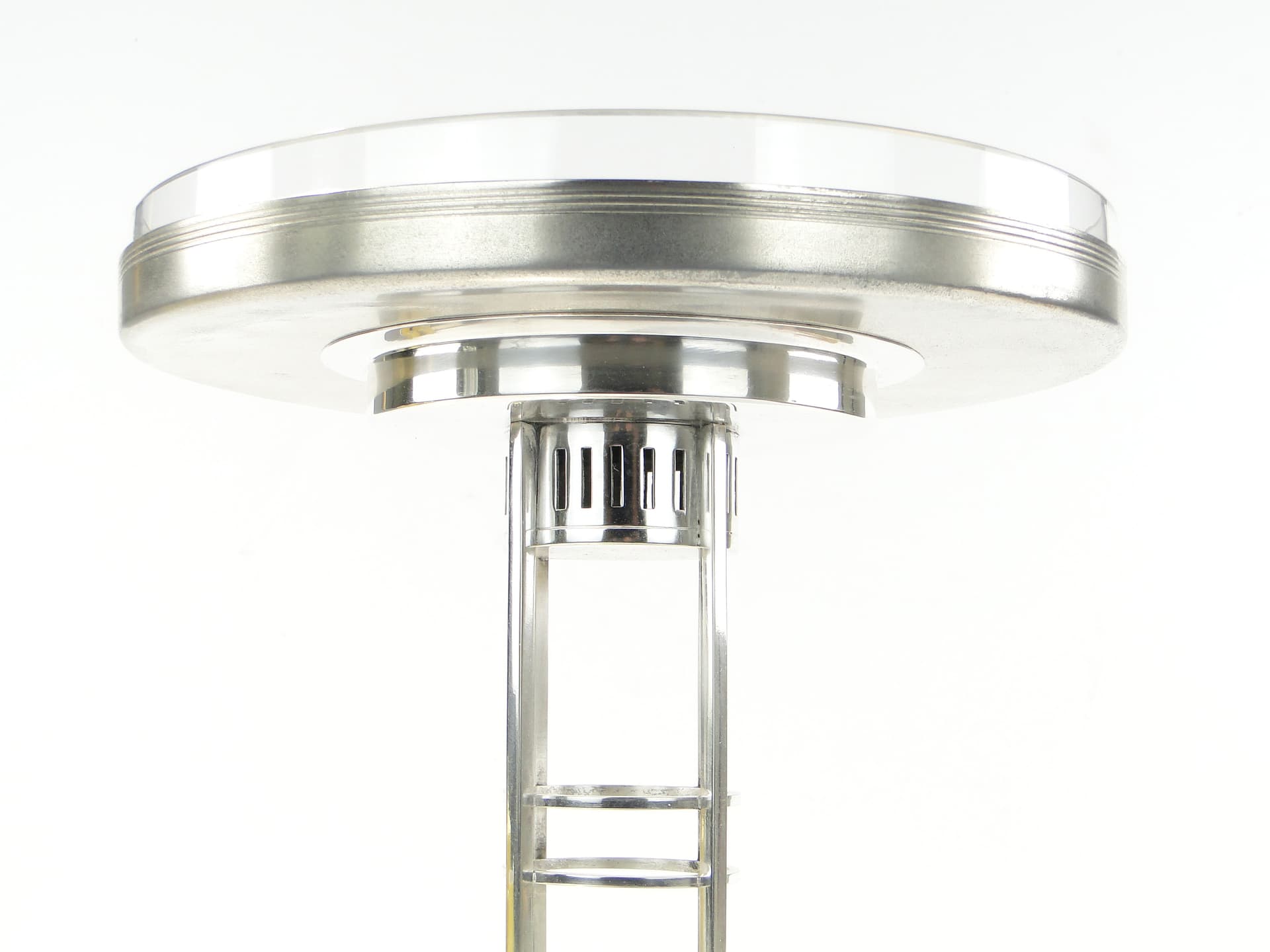 Centerpiece, silver-plated brass, transparent glass, Albrecht & Tich, Austria, 1920s. - 346123