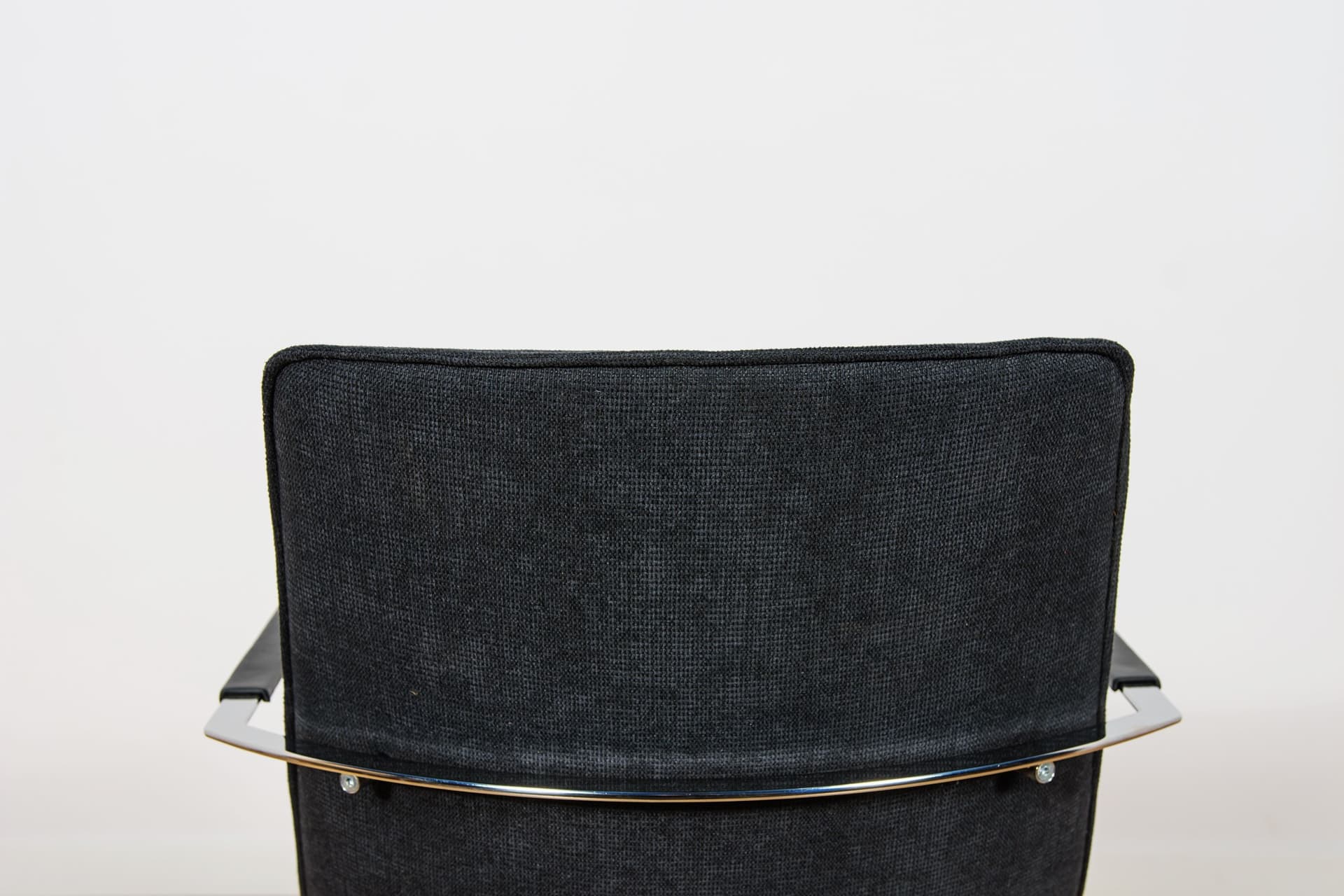 Office chair Comet, black fabric, silver aluminium, by G. Allard, Lammhults, Sweden, 1990s. - 346153