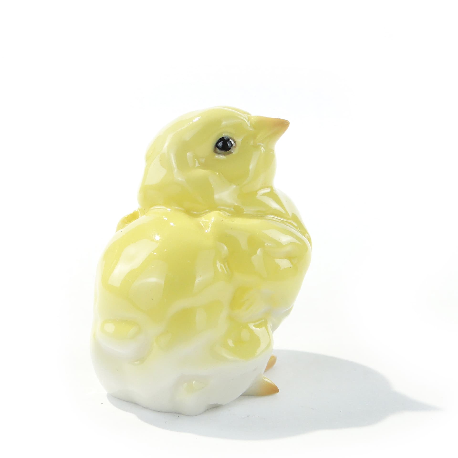 Cabinet figurine Chick on the Hunt, shaded porcelain, Hutschenreuther, Germany, 1950s - 346160
