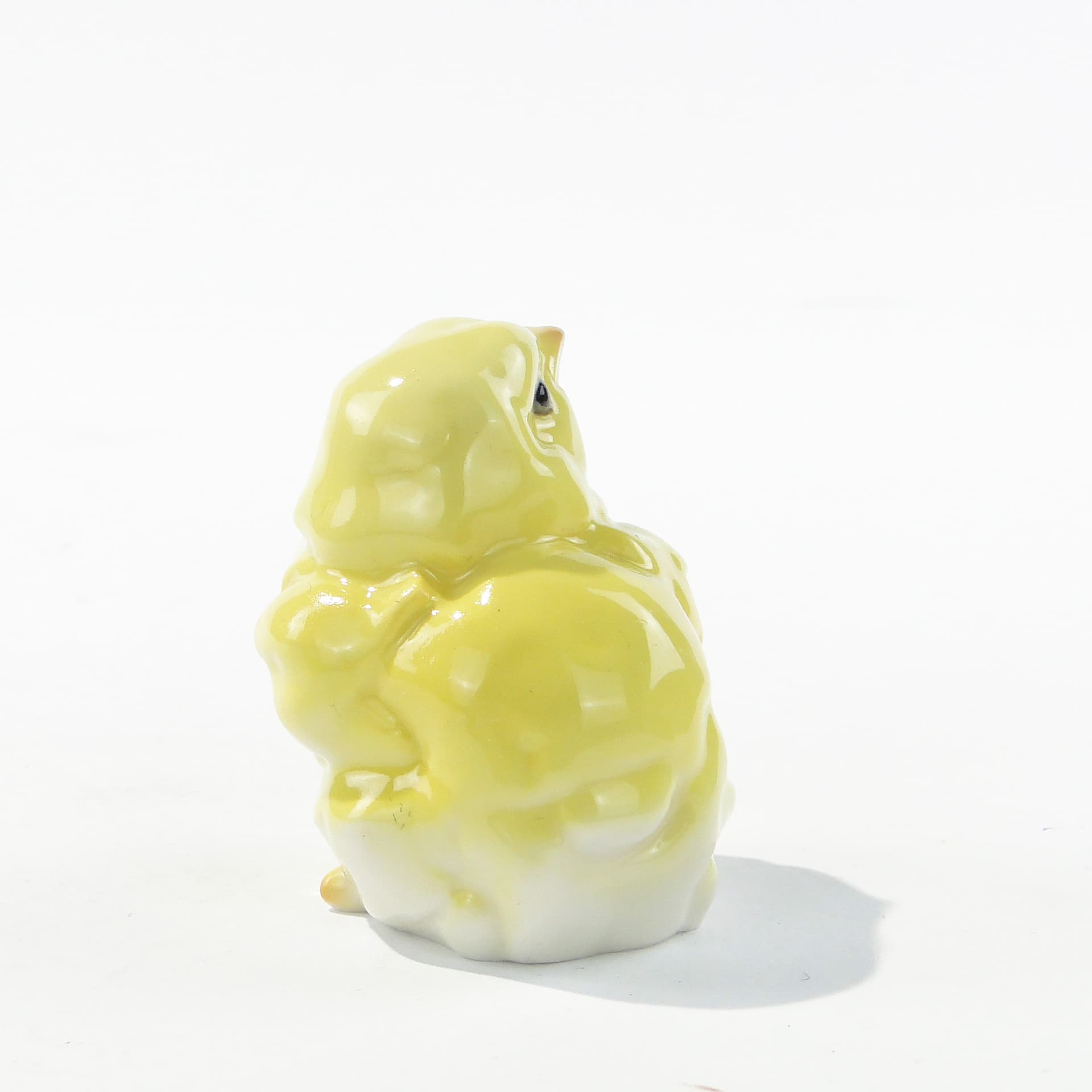 Cabinet figurine Chick on the Hunt, shaded porcelain, Hutschenreuther, Germany, 1950s - 346158