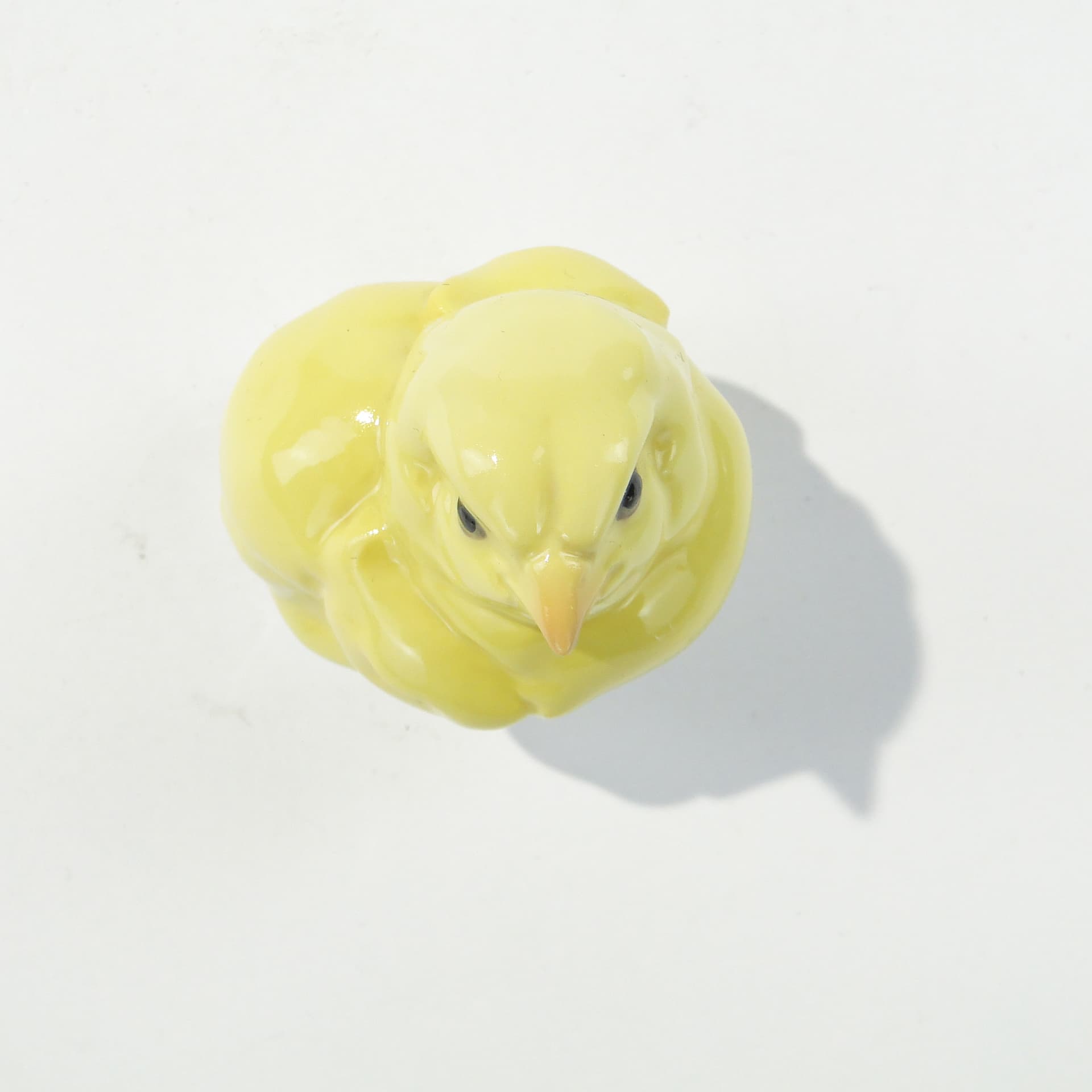 Cabinet figurine Chick on the Hunt, shaded porcelain, Hutschenreuther, Germany, 1950s - 346163