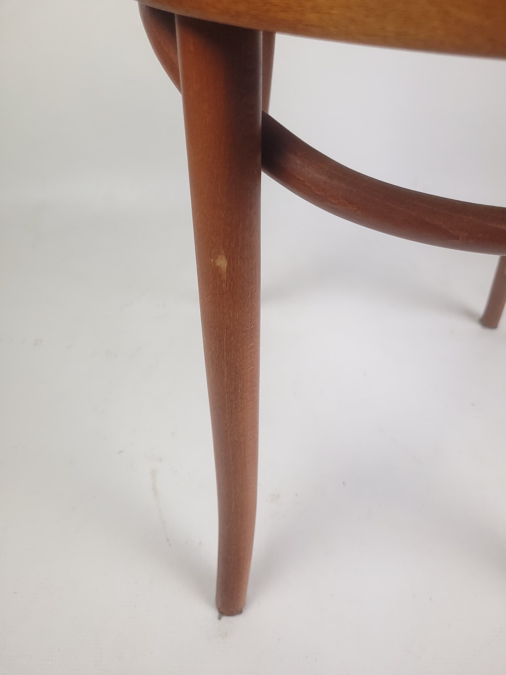 Pair of bentwood chairs, brown wood, 1970s. - 346225