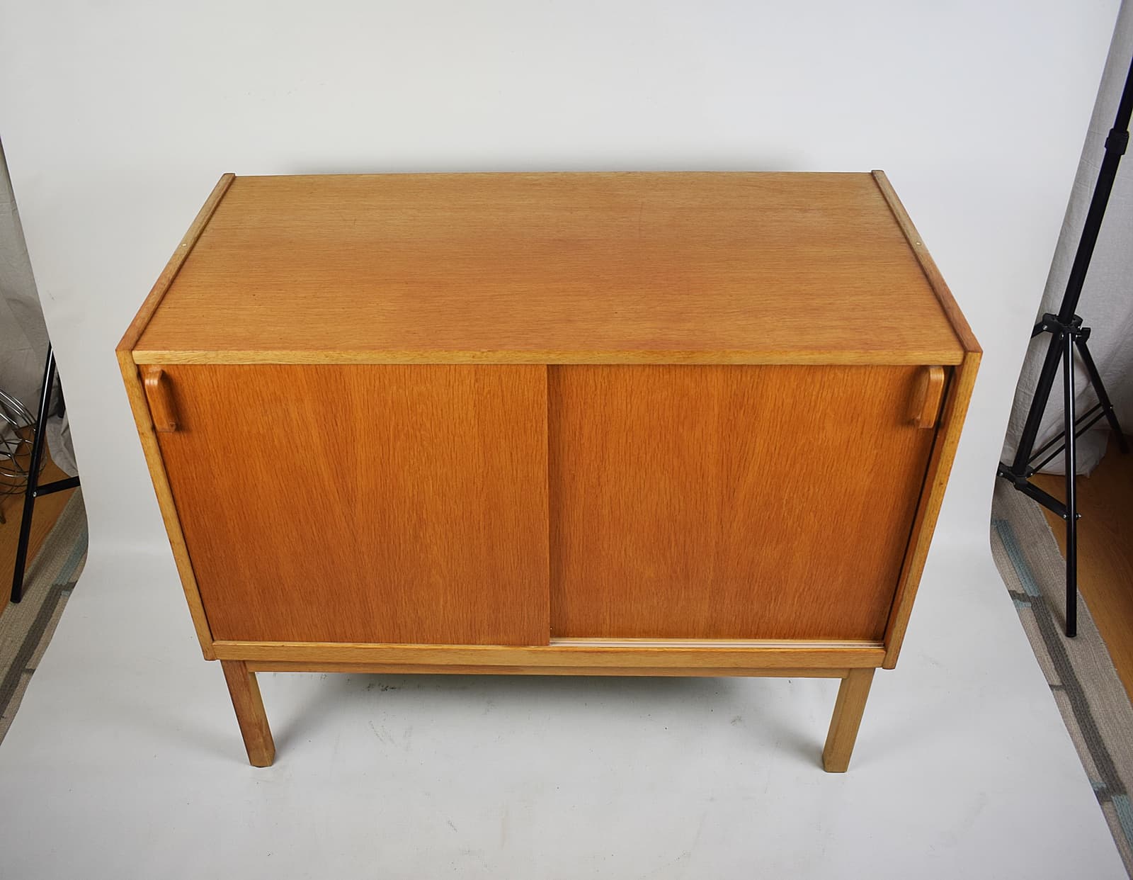 Sideboard, brown wood, 1970s - 346375