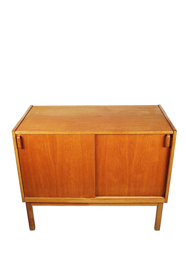 Sideboard, brown wood, 1970s - DIMENSION