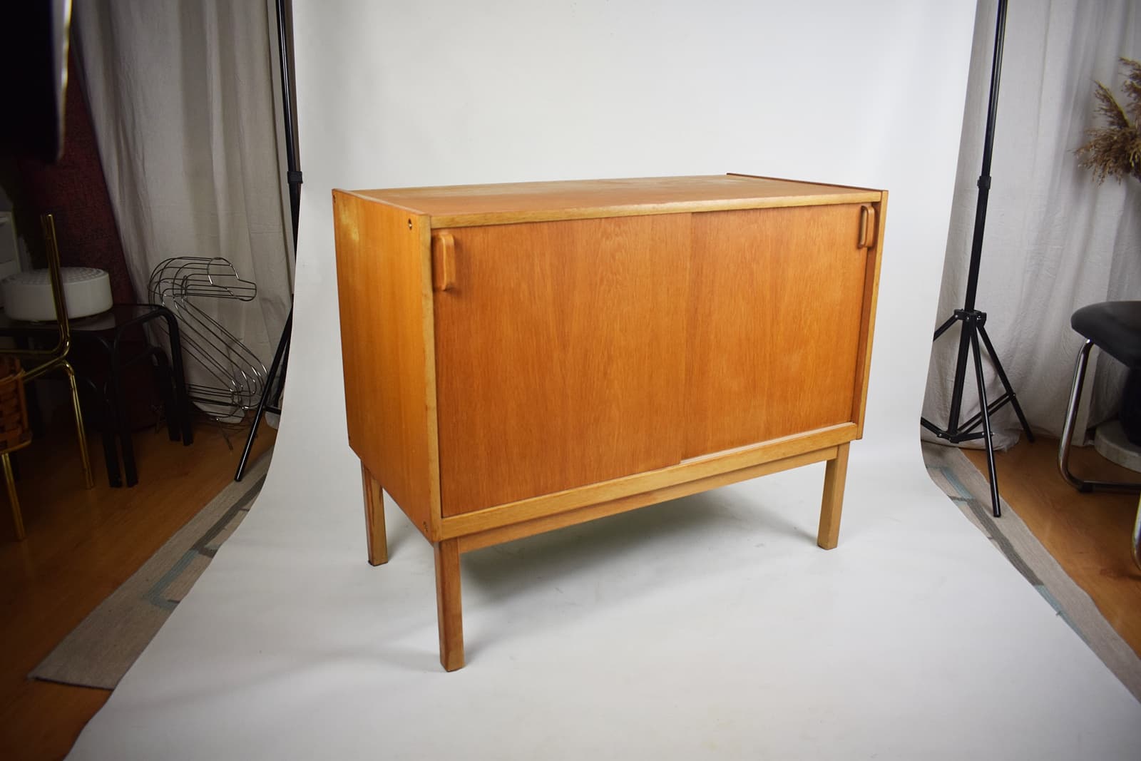 Sideboard, brown wood, 1970s - 346377