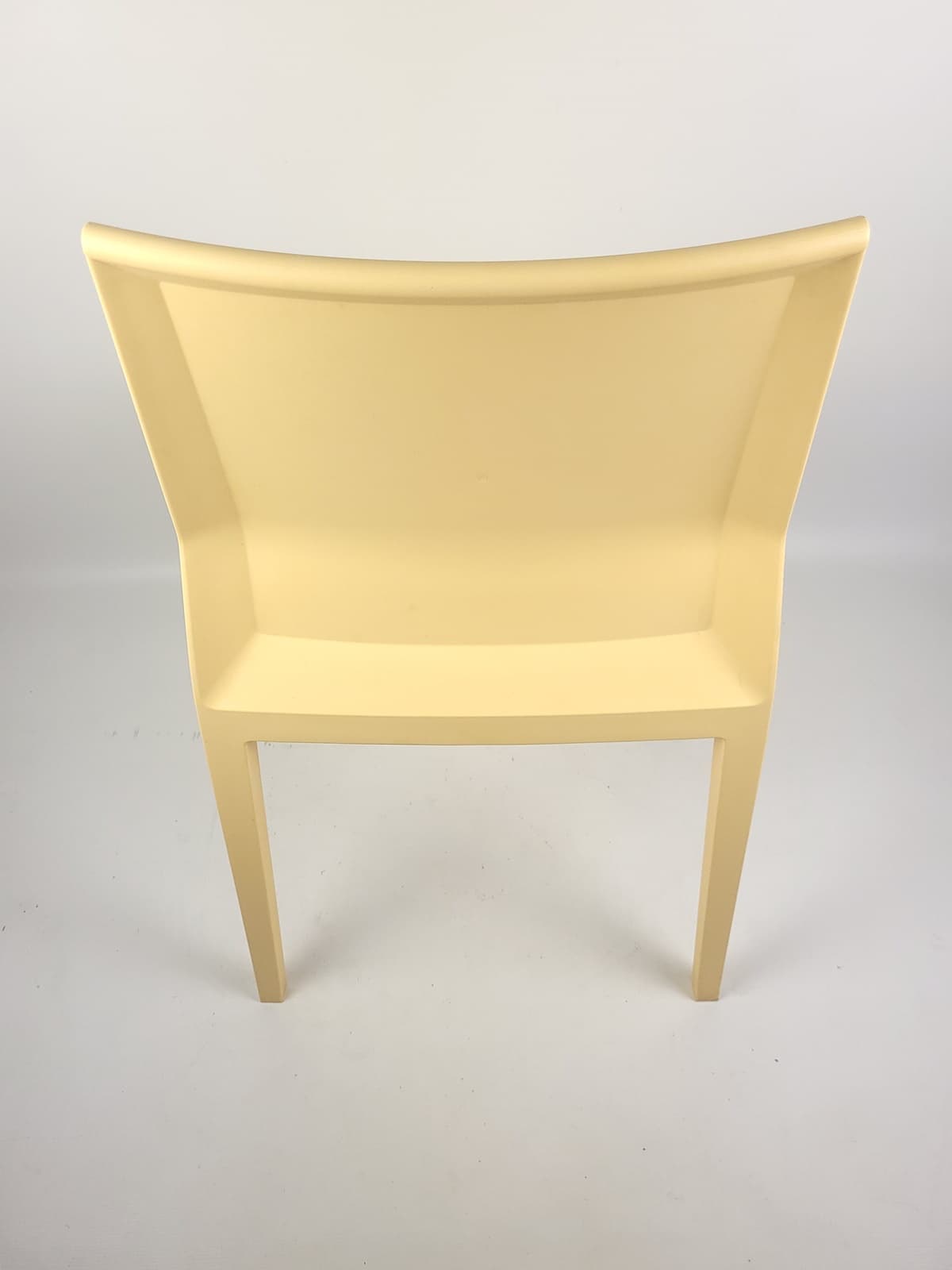 Pair of chairs Effezeta, beige plastic, Italy, 1980s. - 346406