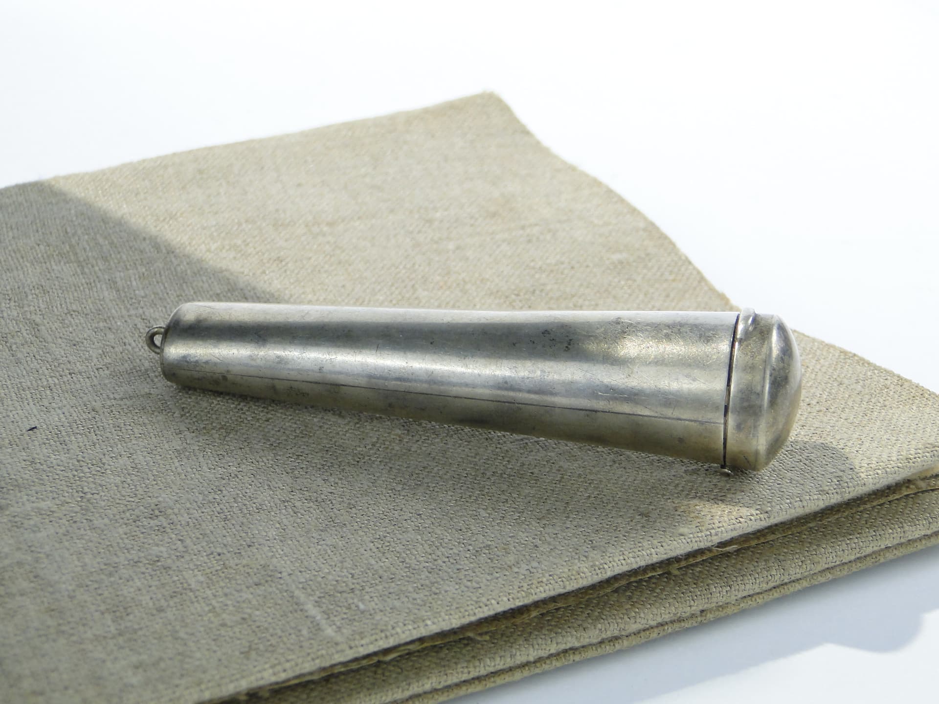 Cigarette case with holder Art Deco, silver, gold-plated, United Kingdom, 1920s - 346868