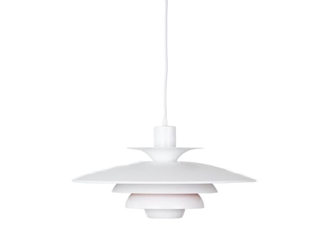Pendant Lamp Sofie, gold aluminum, by K. Wiborg, Jeka, Denmark, 1980s. - DIMENSION