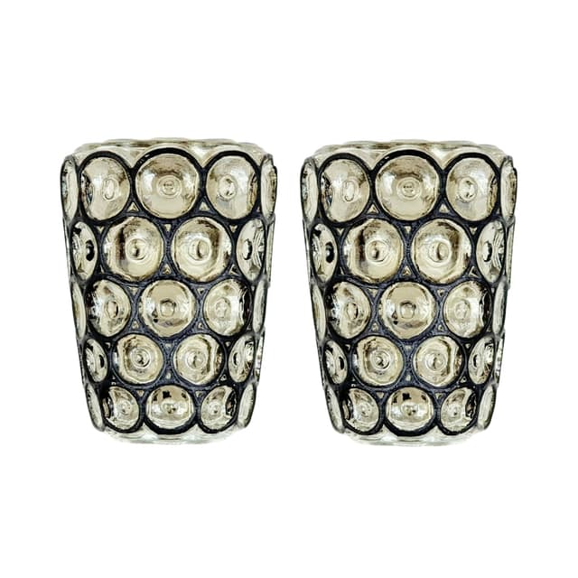 Pair of wall sconces, transparent glass, Limburg, Germany, 1960s - DIMENSION