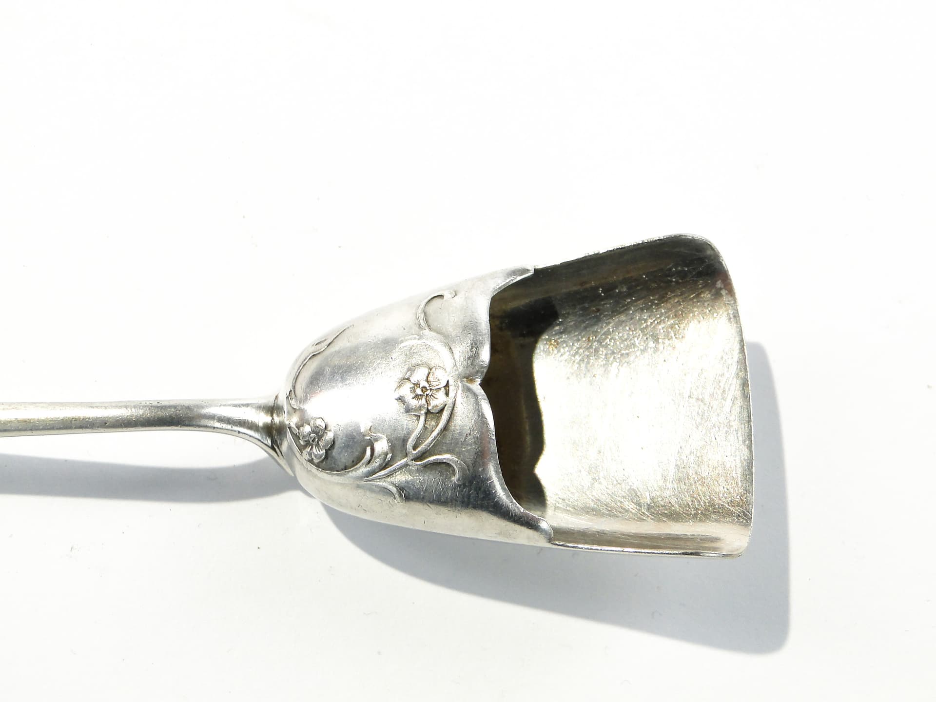 Sugar Spoon, Art Nouveau, silver-plated brass, WMF, Germany, 19th century - 347088