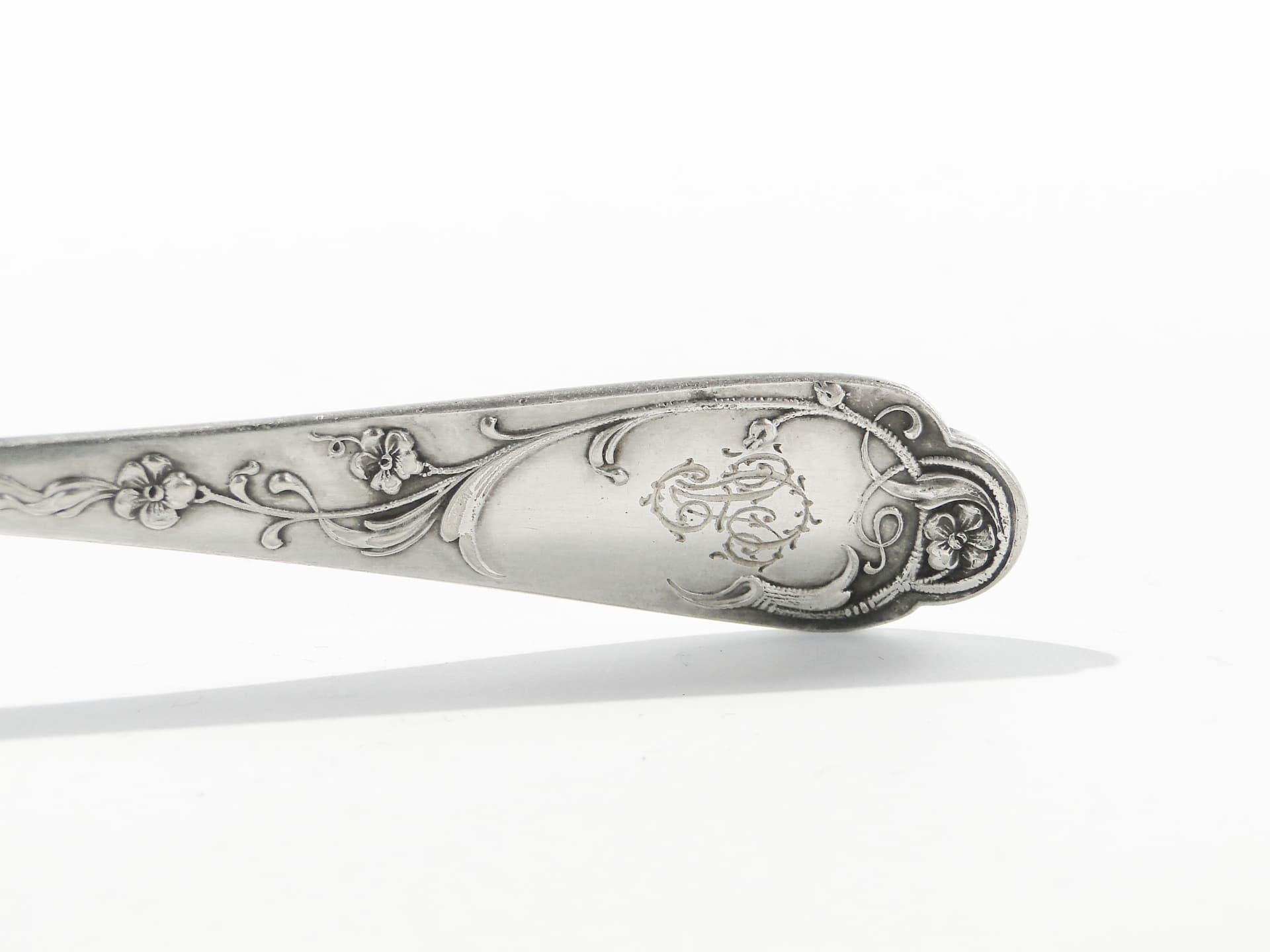 Sugar Spoon, Art Nouveau, silver-plated brass, WMF, Germany, 19th century - 347092