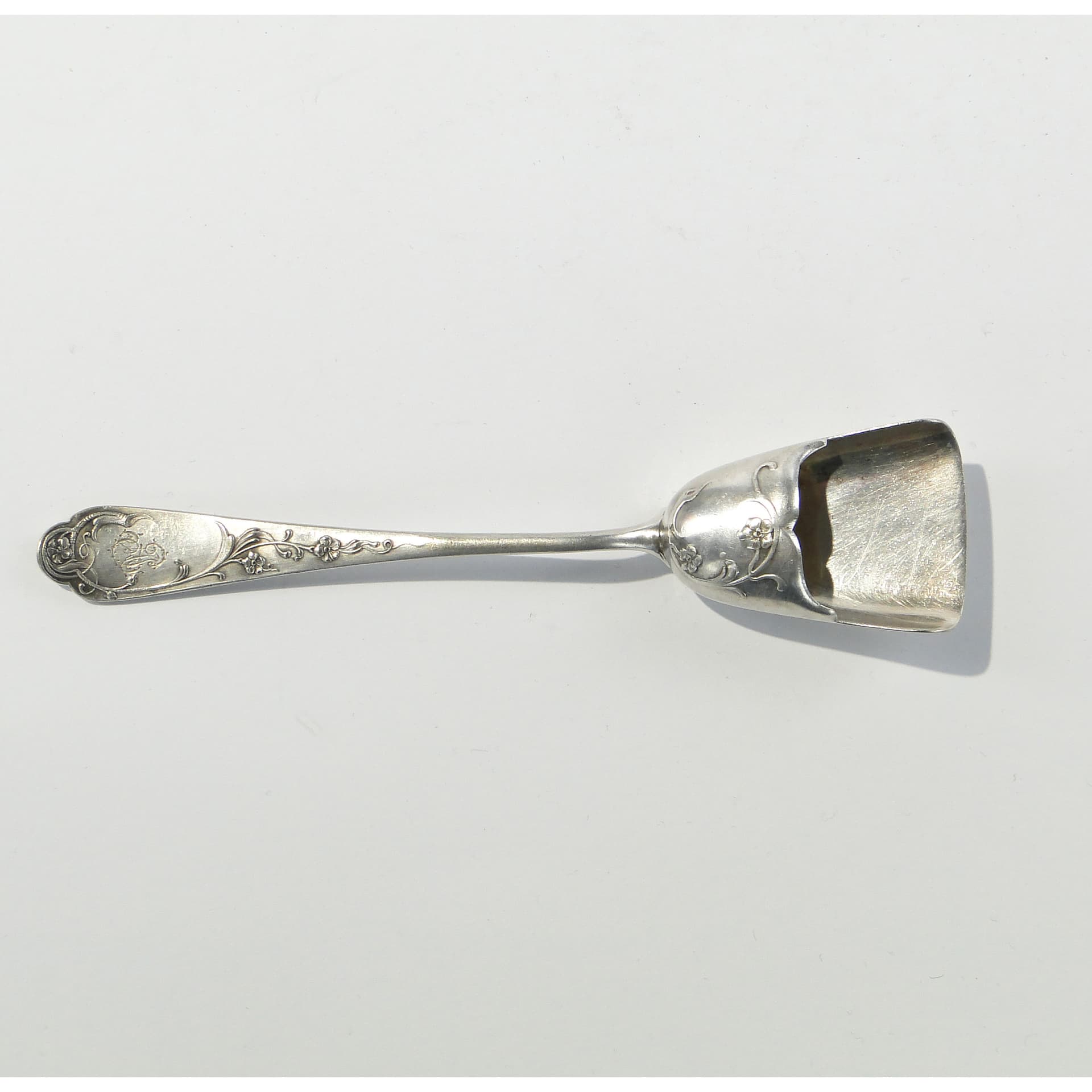 Sugar Spoon, Art Nouveau, silver-plated brass, WMF, Germany, 19th century - 347087