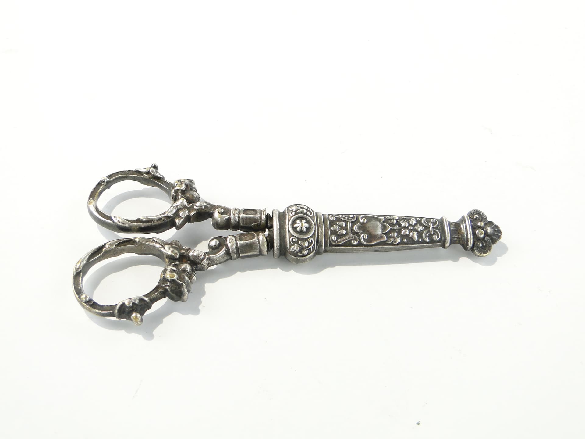 Eclectic Table Scissors, silver, brass, steel, Poland, 19th century - 347104